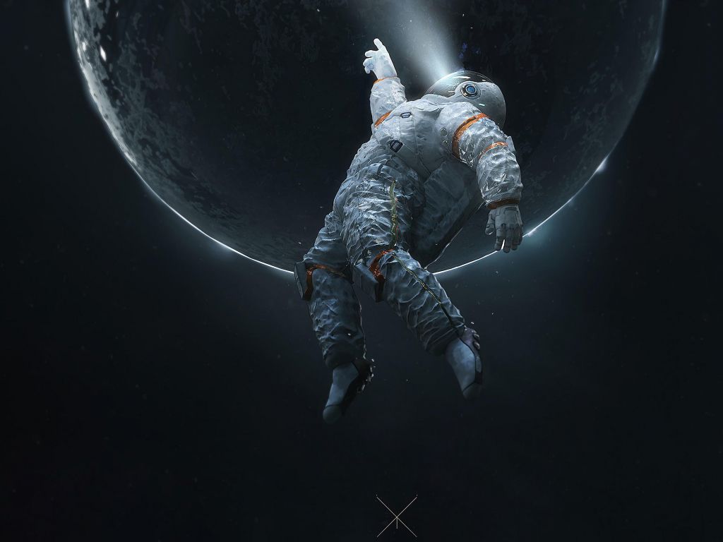 Astronaut 4K wallpaper for your desktop or mobile screen free and easy to download