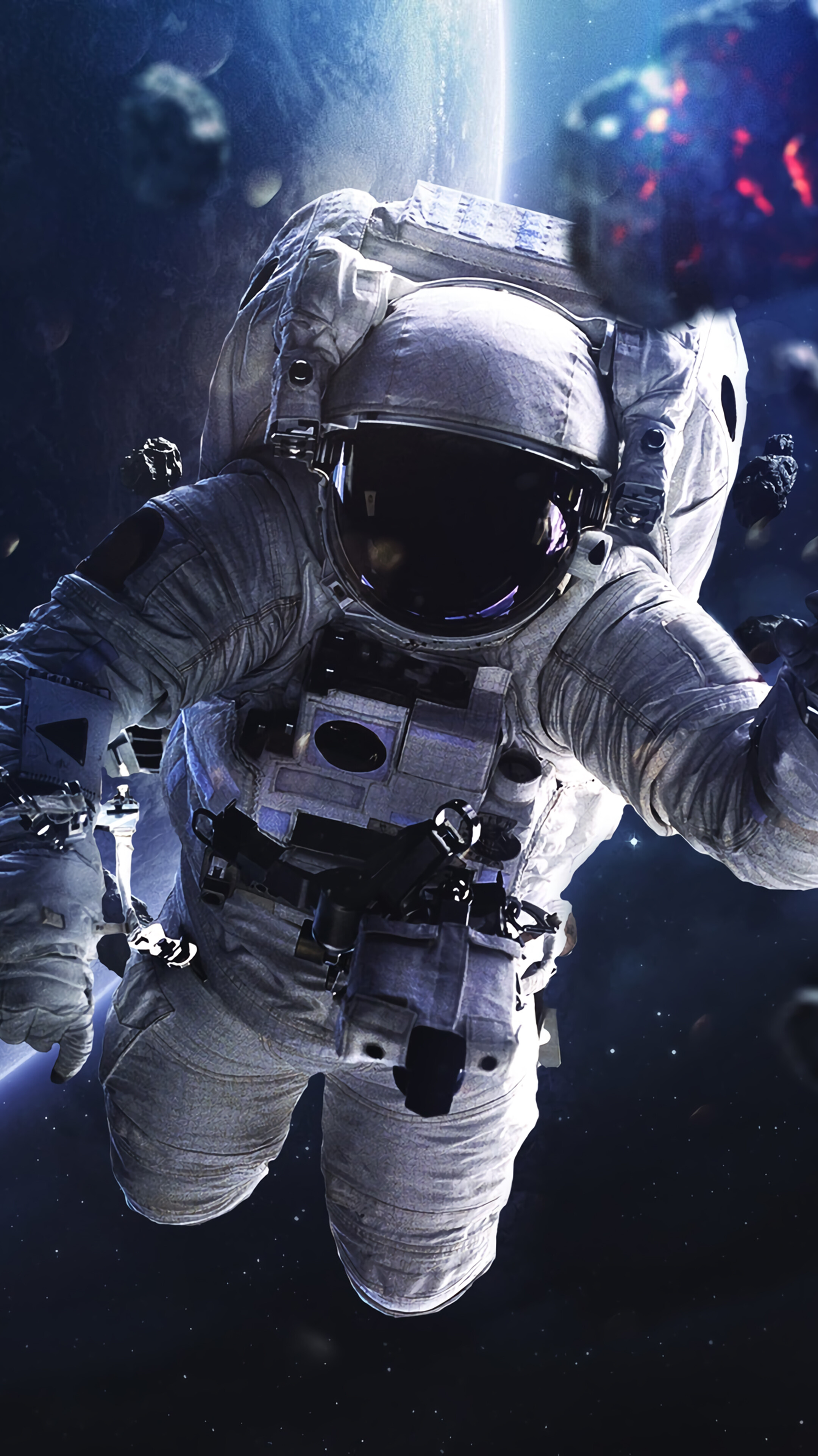 Space, Astronaut, 4K phone HD Wallpaper, Image, Background, Photo and Picture. Mocah HD Wallpaper