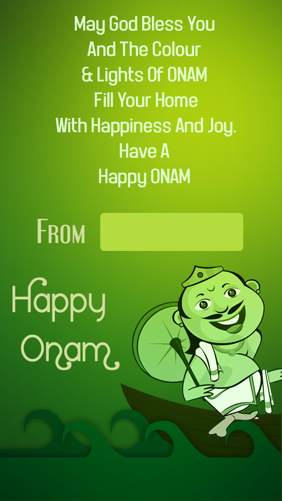 Onam Greetings Card for Android