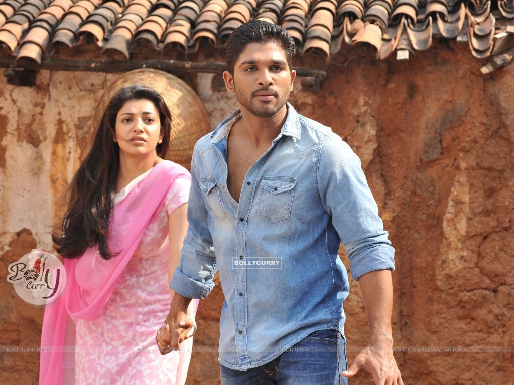 Wallpaper Arjun & Kajal Aggarwal size:1024x768