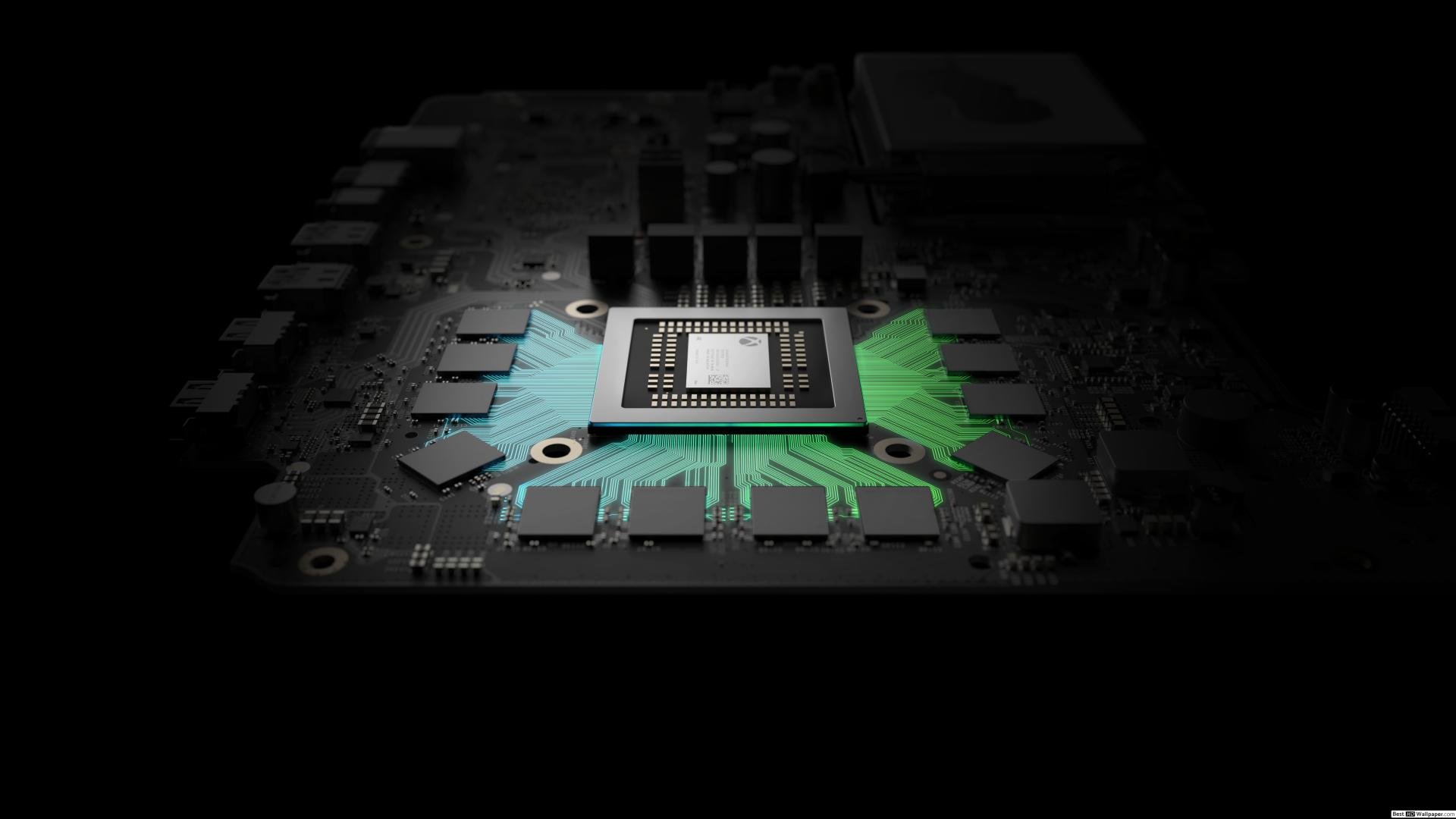 Xbox One X console hardware HD wallpaper download