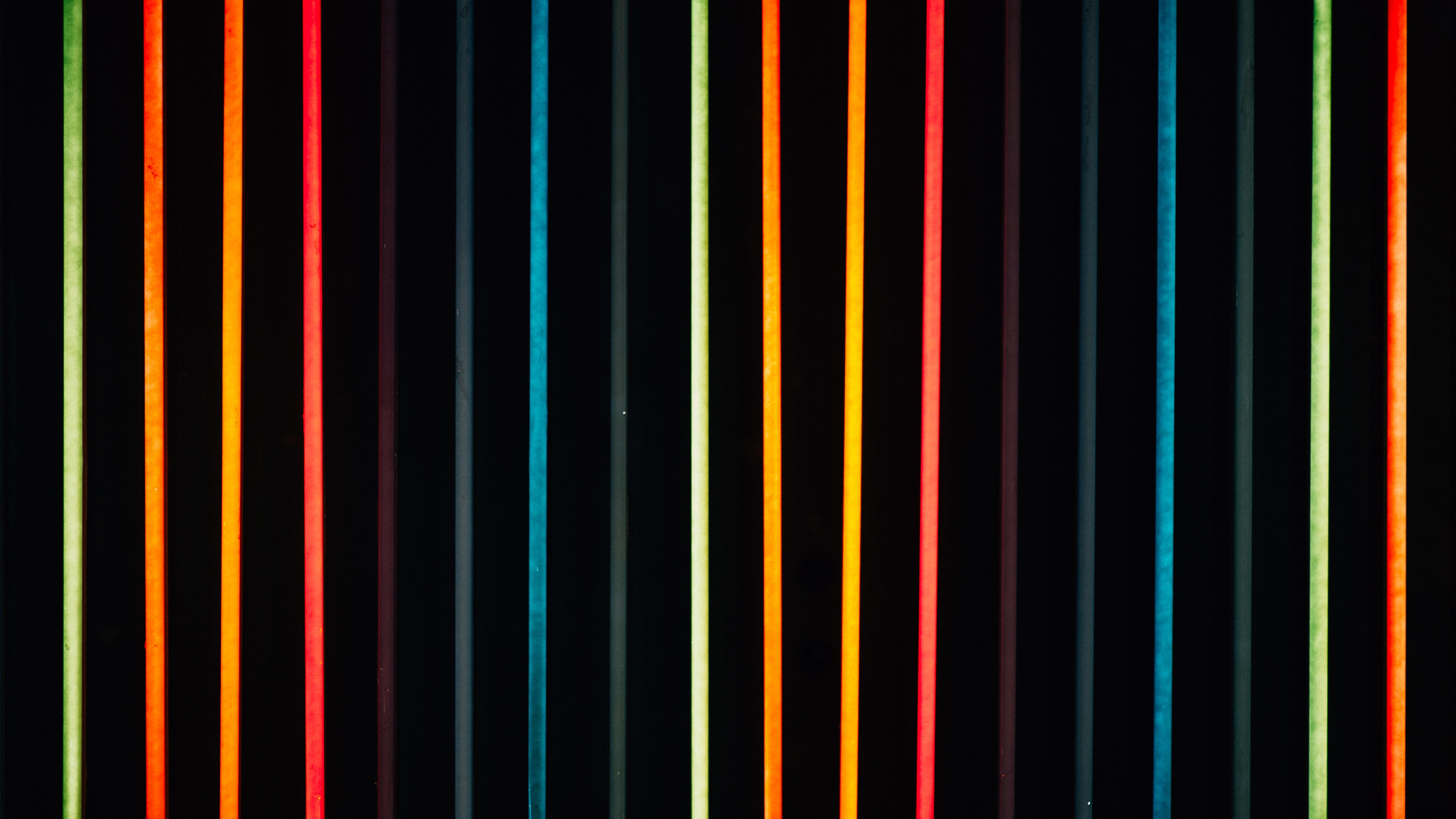 Wallpaper Colorful neon lights, lines 3840x2160 UHD 4K Picture, Image