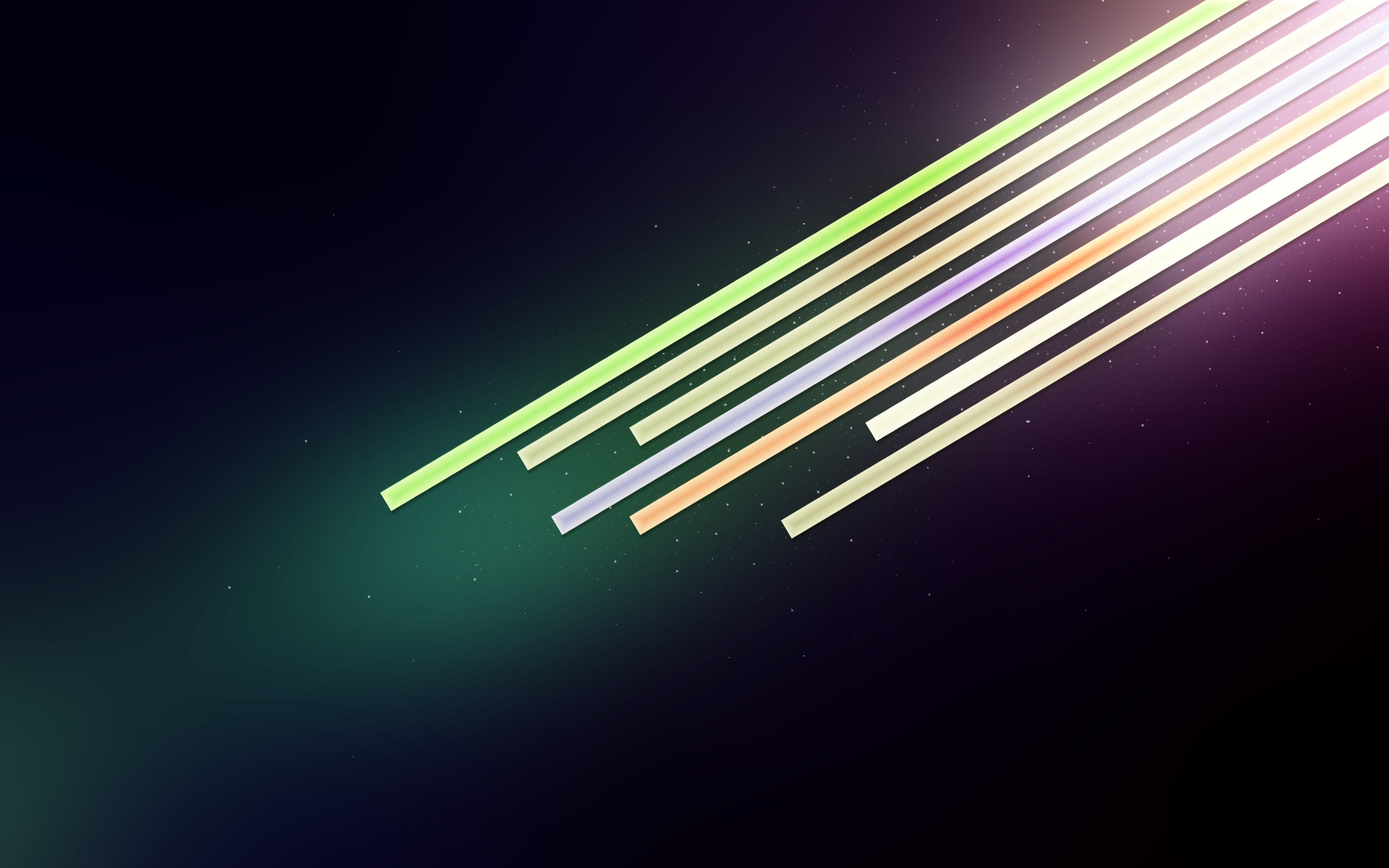 Colored Lines of Light desktop PC and Mac wallpaper