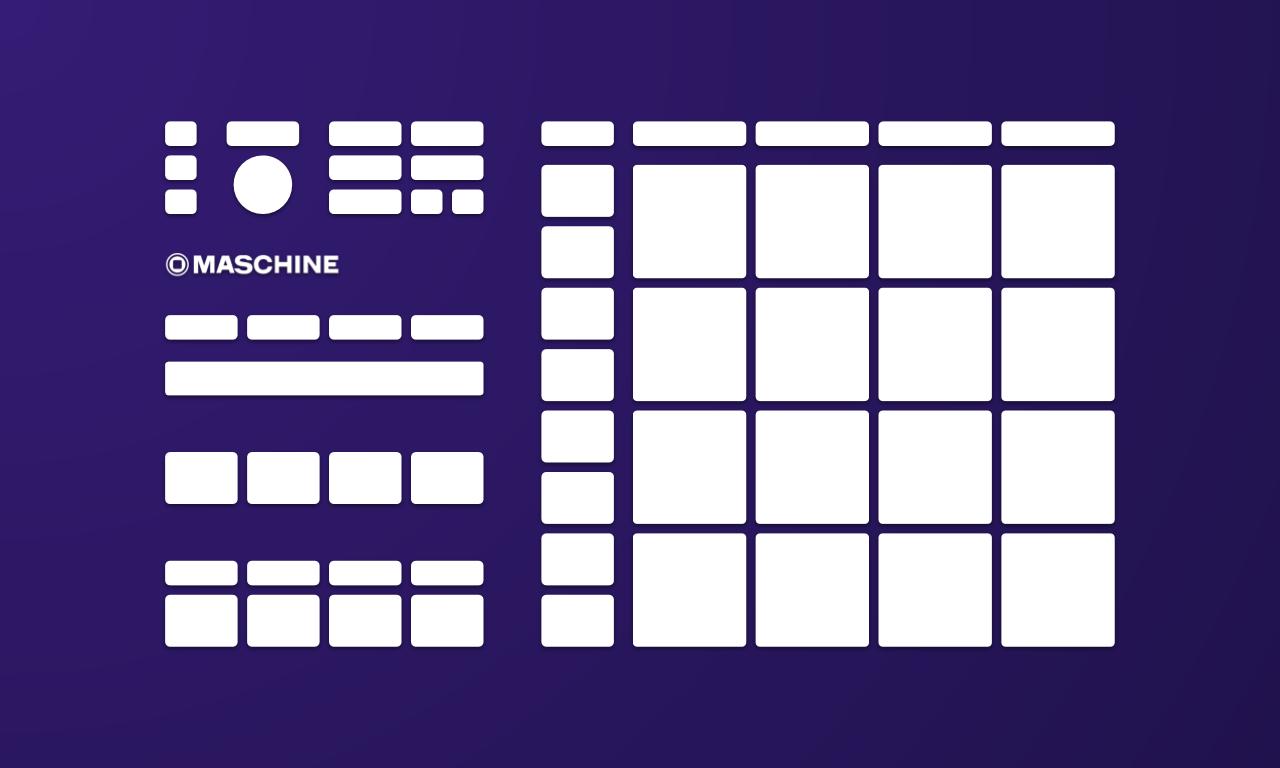 I made this Maschine Mikro MK3 background, if you're interested: maschine