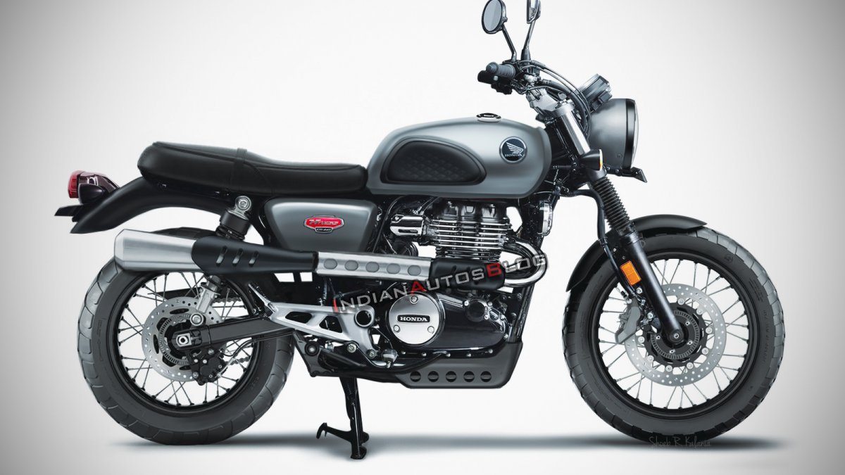 Here&rsquo;s how a Honda H&rsquo;ness CB 350 Scrambler would look like