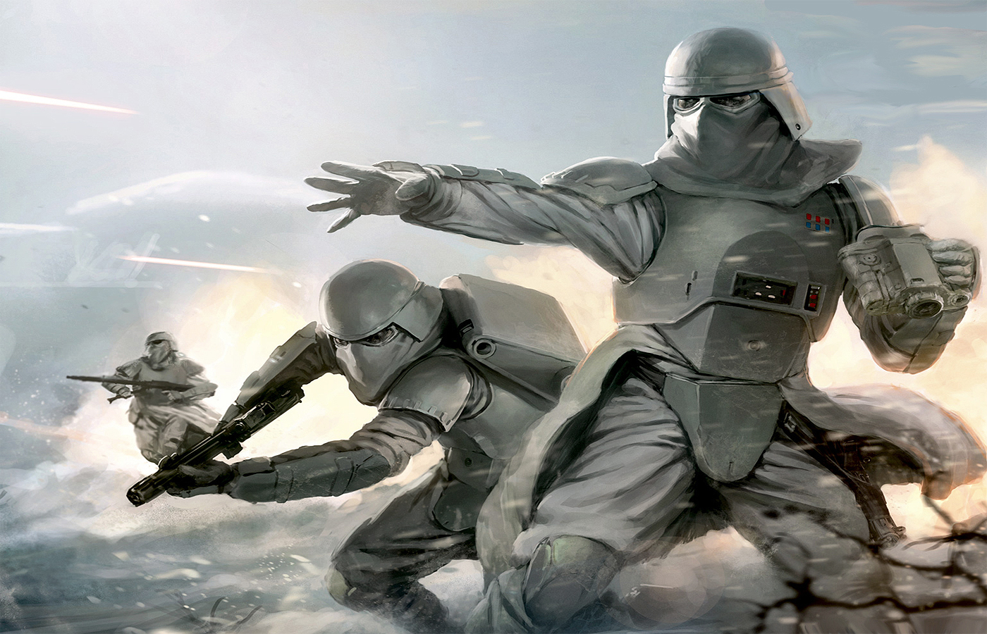 Snow Trooper Wallpaper