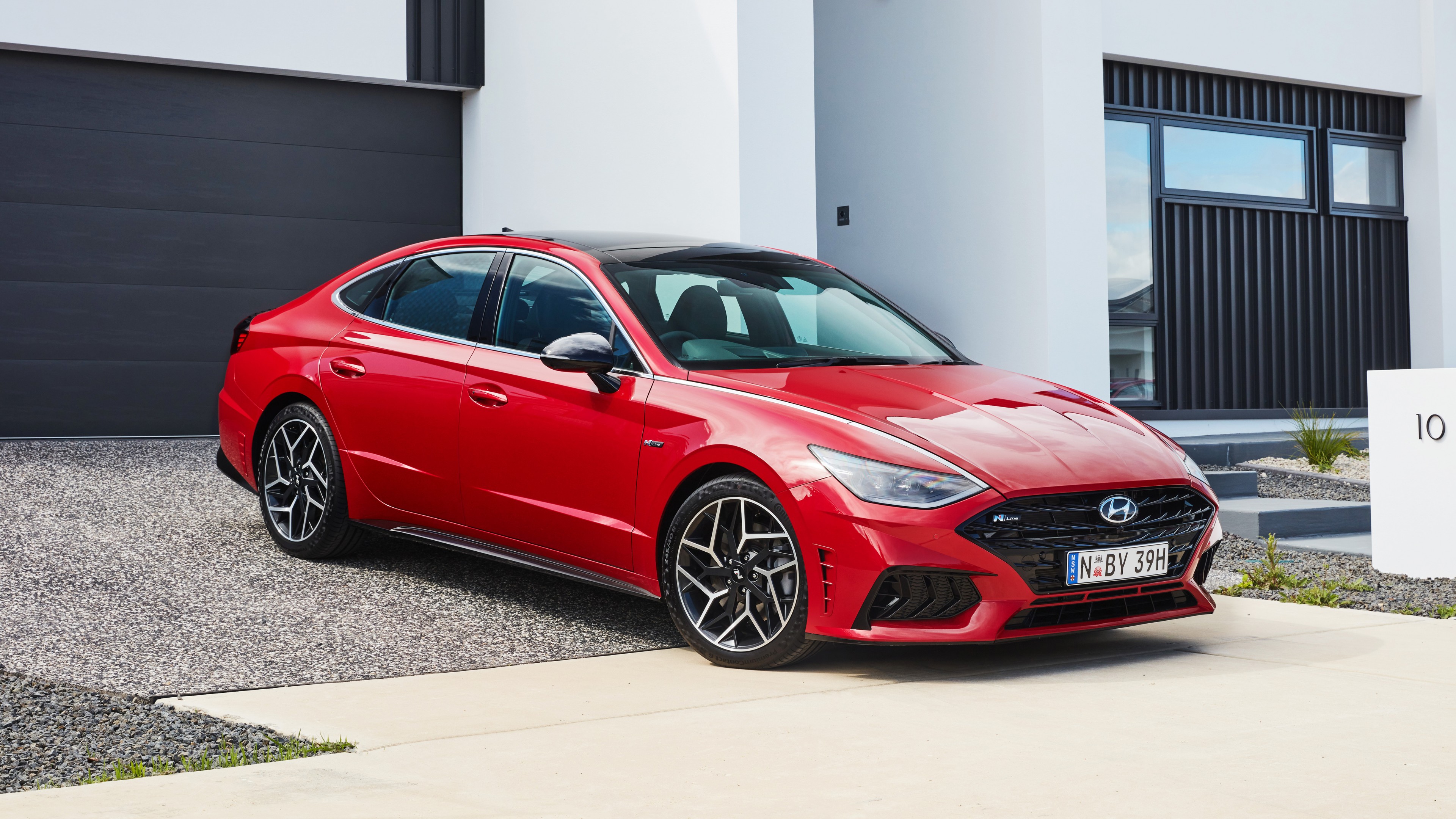 Hyundai Sonata N Line 2021 5K 3 Wallpaper. HD Car Wallpaper