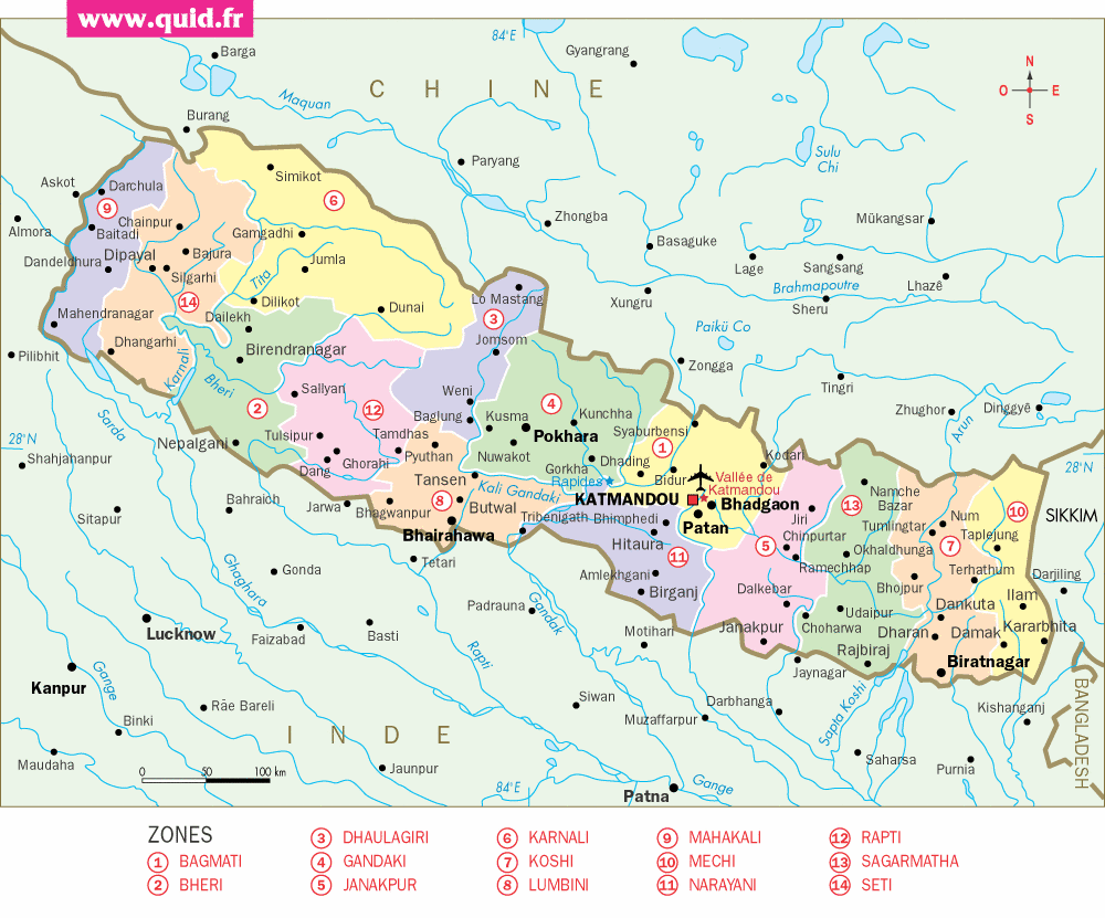 Wallpaper. Wall Image. Photo Gallery: Nepal Wall Map and Picture