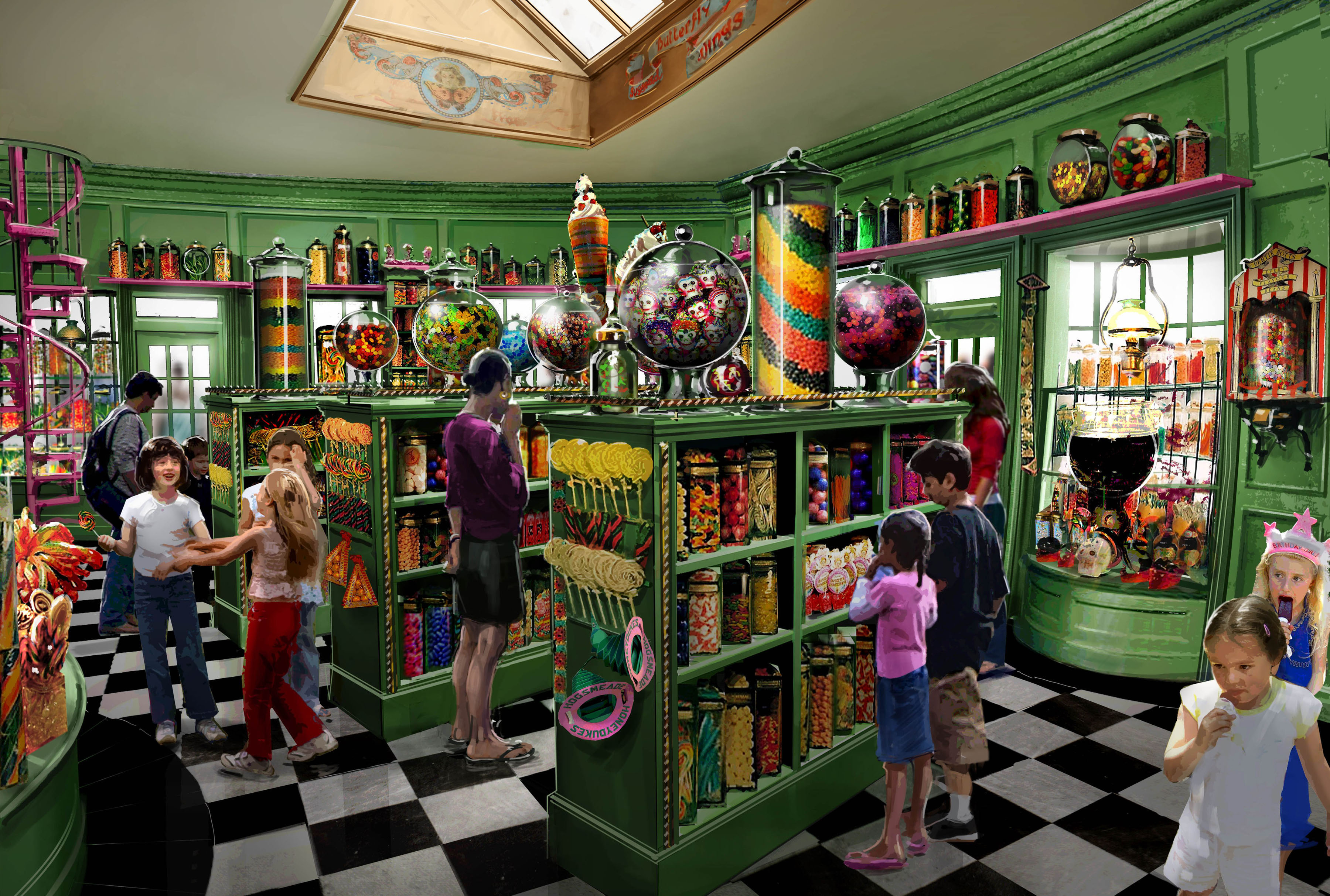 Free download Honeydukes Candy Shop Interior wallpaper Click picture for high [3600x2427] for your Desktop, Mobile & Tablet. Explore Wallpaper in Stores. Wallpaper Stores in NJ, Wallpaper to Go