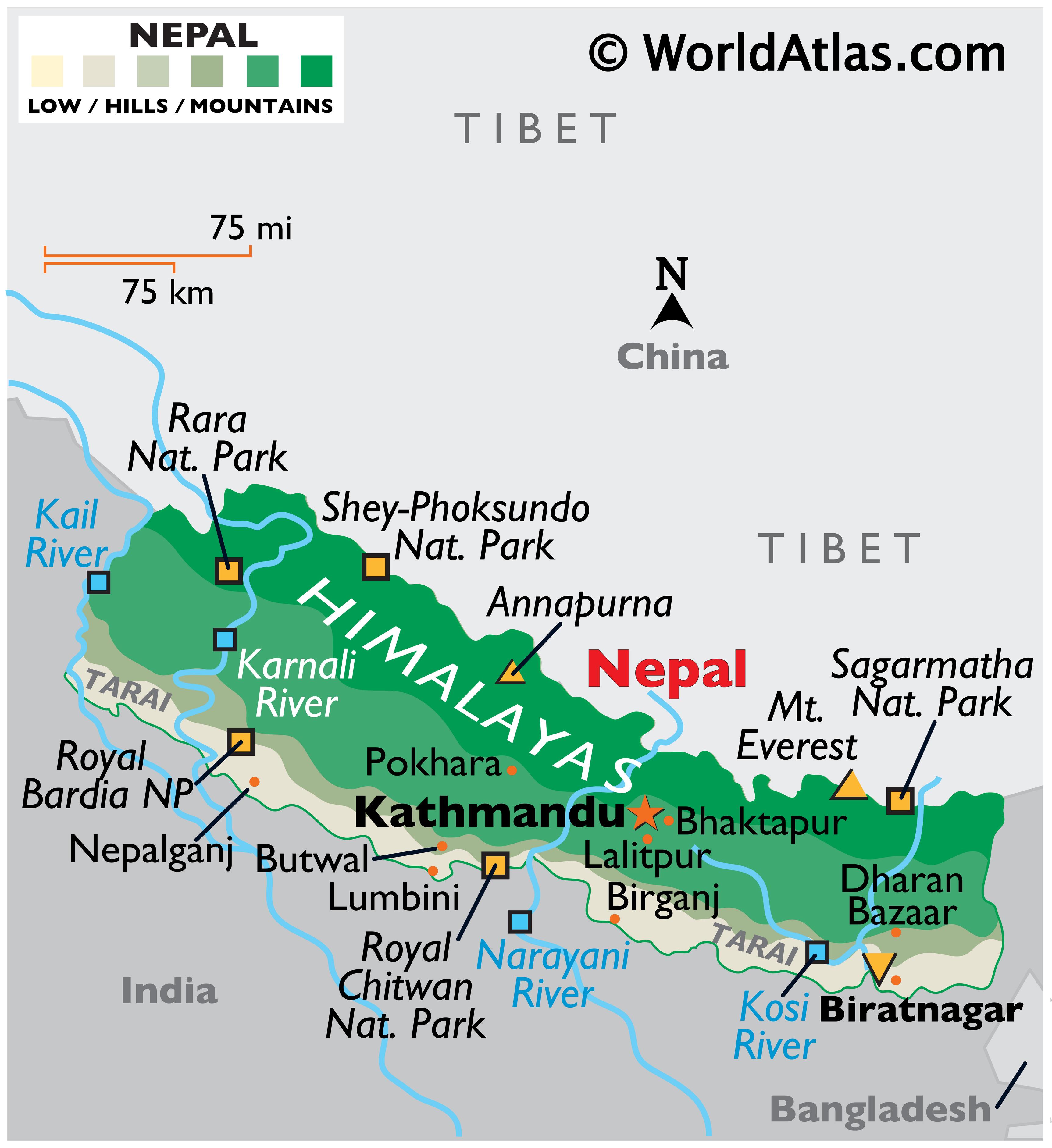 Patan Nepal Map