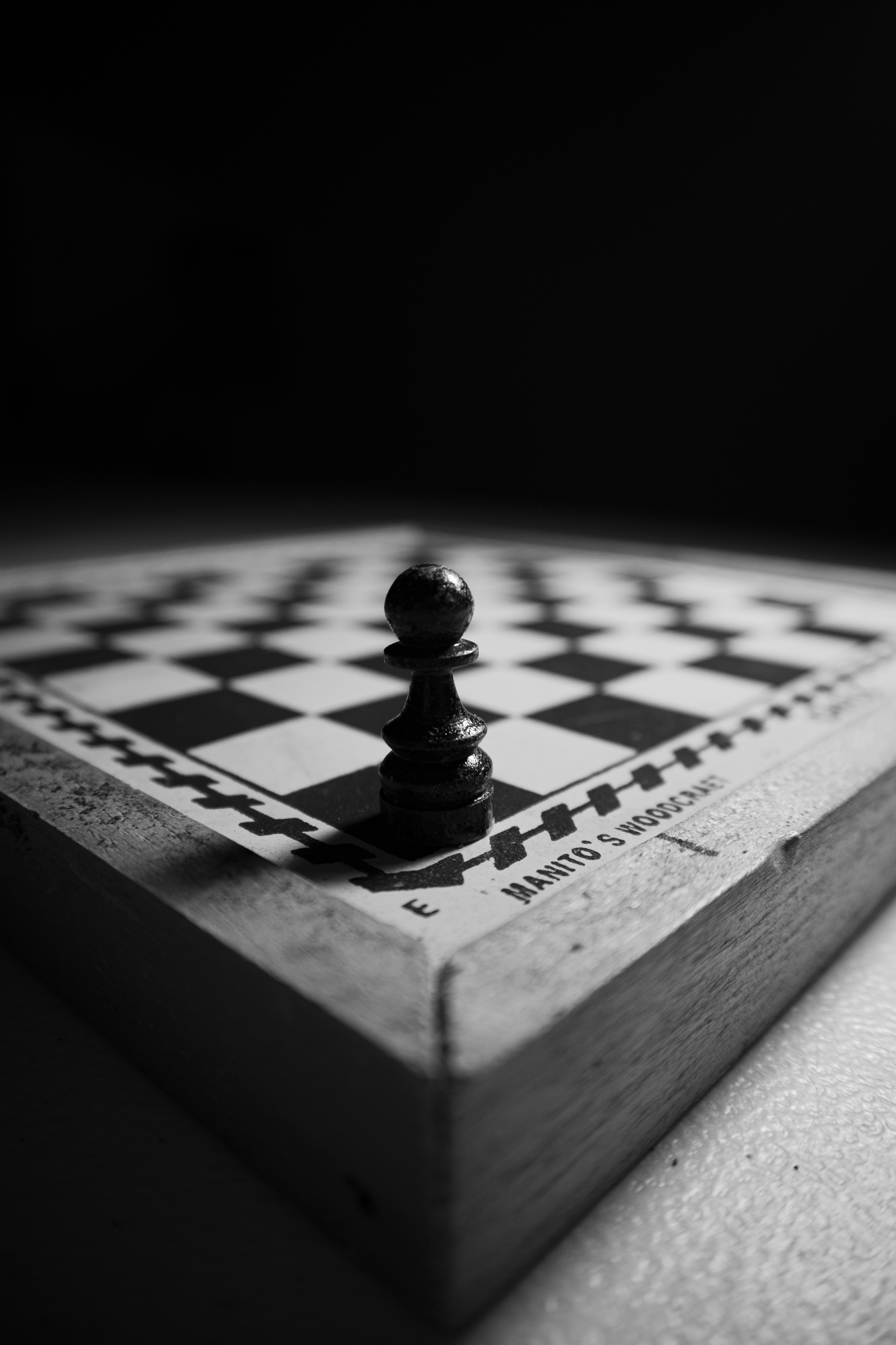 Close Up of a Pawn on a Chess Board · Free