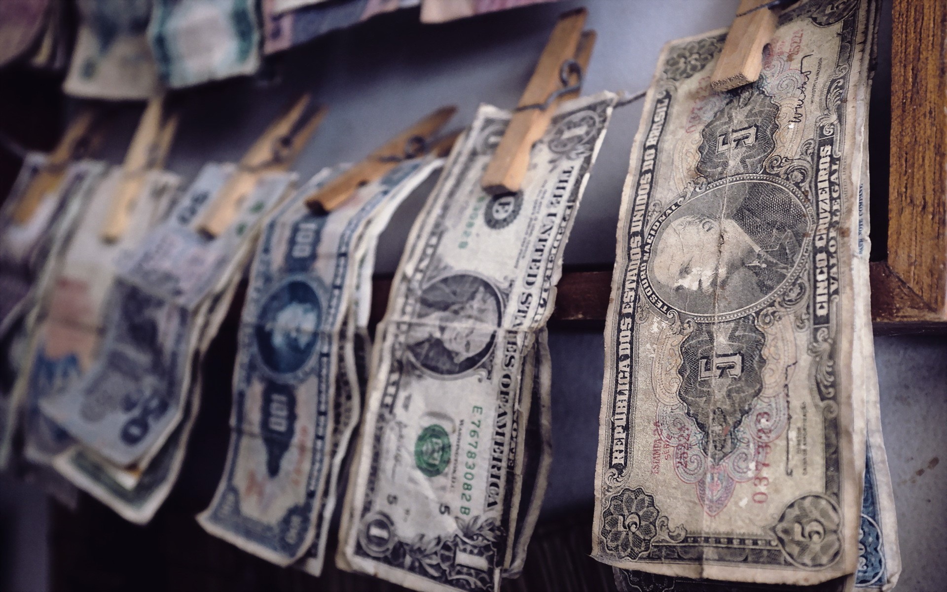 Money, Banknotes, Dollars, Old. Mocah HD Wallpaper