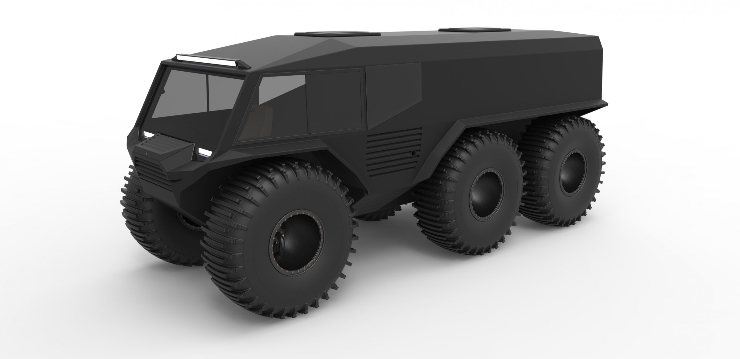 Atlas ATV 6x6 Concept 3D Model