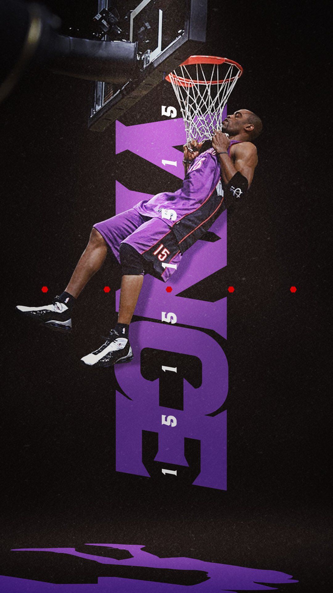 Vince Carter #VinceCarter #Toronto #Raptors. Sports graphic design, Basketball design, Basketball art