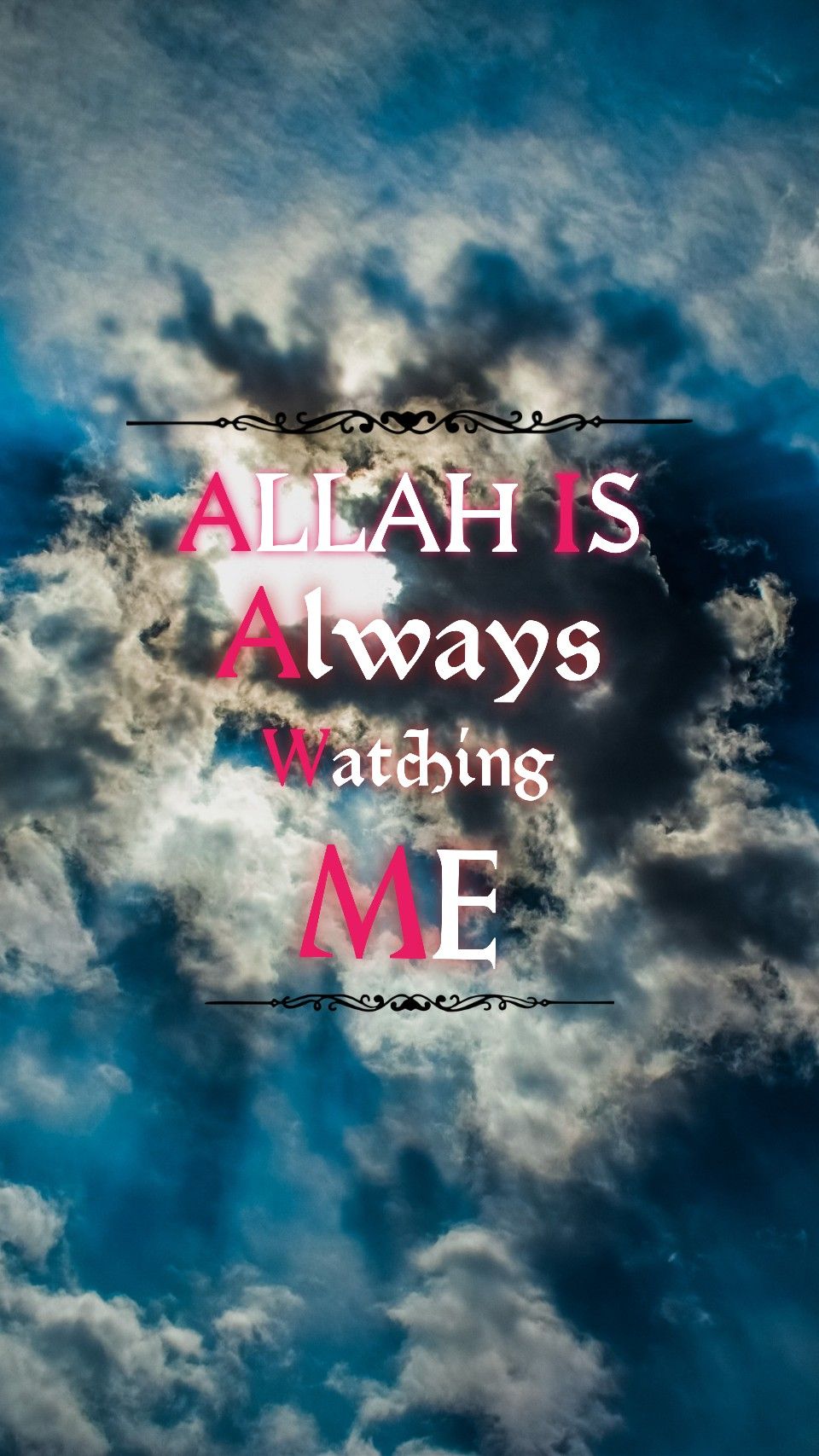 Allah Is Watching Me Wallpapers Wallpaper Cave