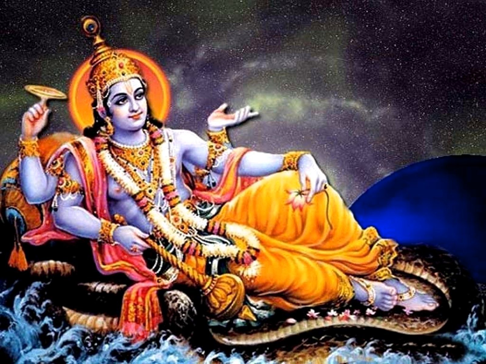 Lord Vishnu HD Wallpaper