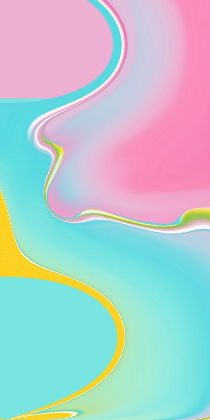 Minimal, colorful, fluid, art, 1080x2160 wallpaper. Vaporwave wallpaper, Abstract iphone wallpaper, Samsung wallpaper
