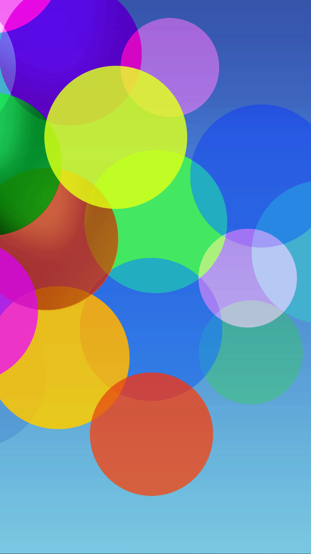 Colorful Minimal Circles Bubbles Android Wallpaper free download