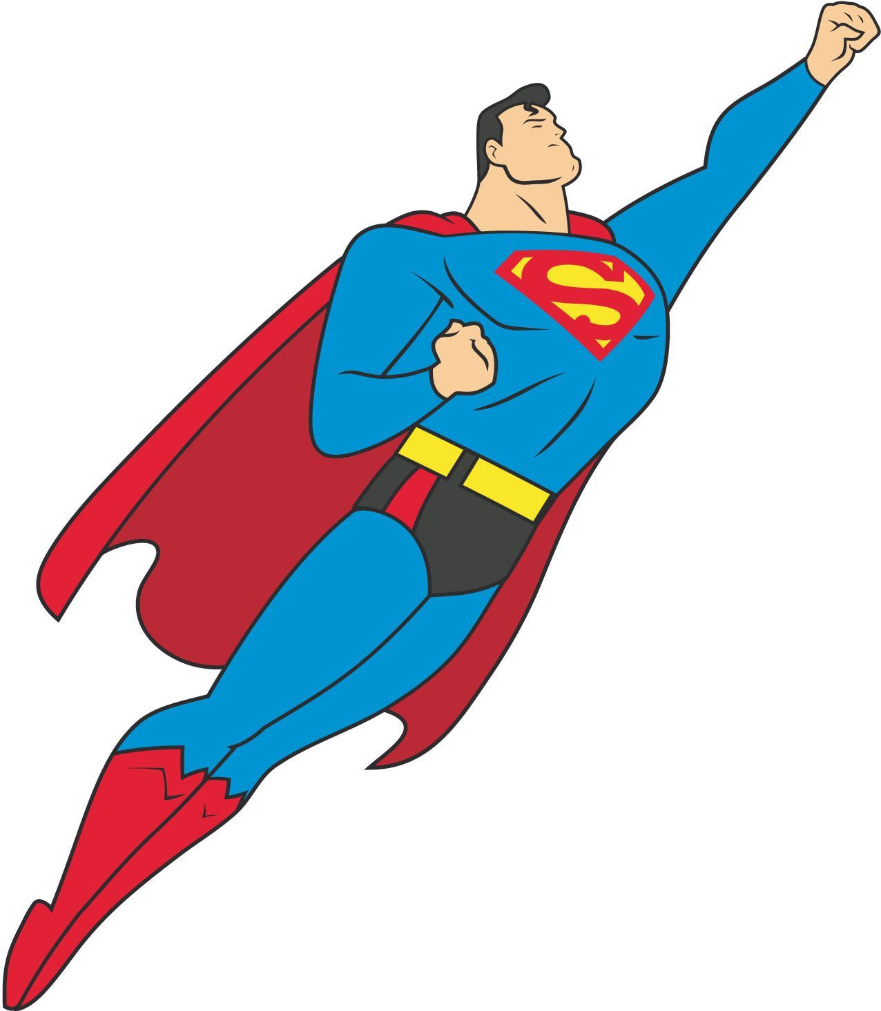 Superman Forever. Free cartoon characters, Superhero printables, Superman drawing