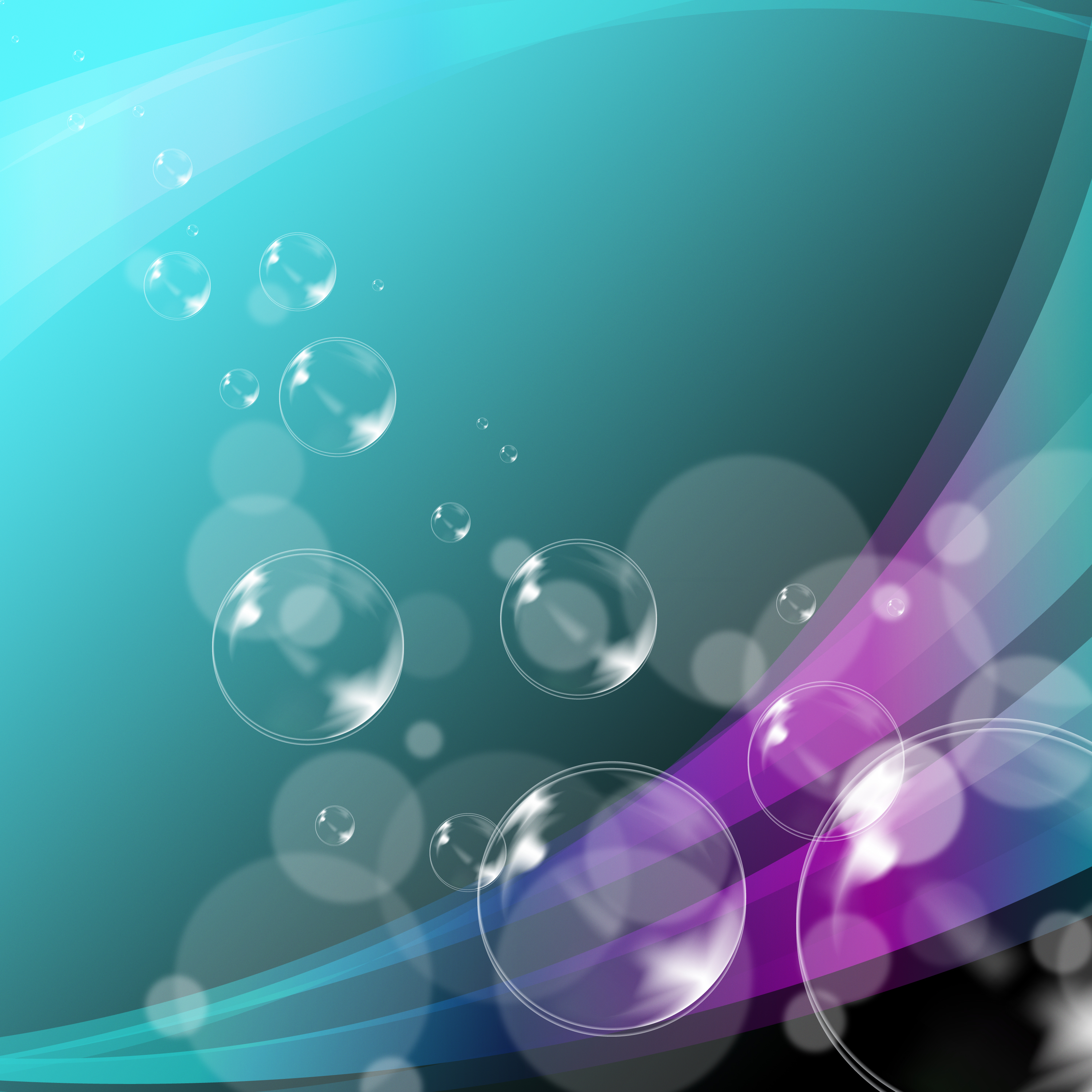 Free photo: Bubbles Background, Transparent, Translucent