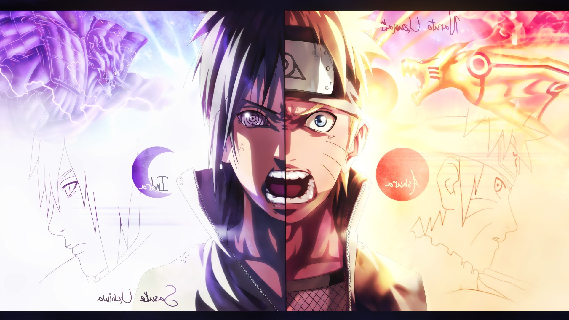 Uchiha Sasuke  Naruto Shippuuden Kyuubi