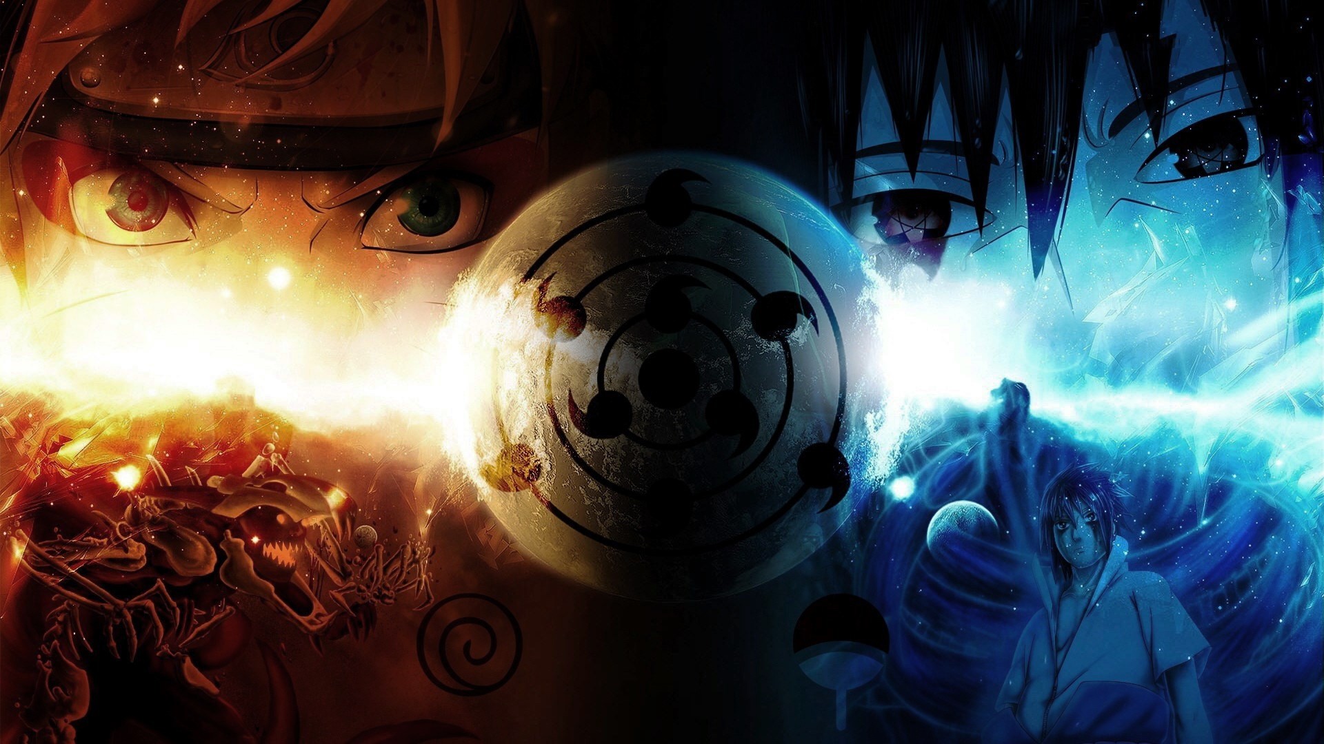 #Uzumaki Naruto, #Naruto Shippuuden, #Uchiha Sasuke, #Sharingan wallpaper. Mocah HD Wallpaper