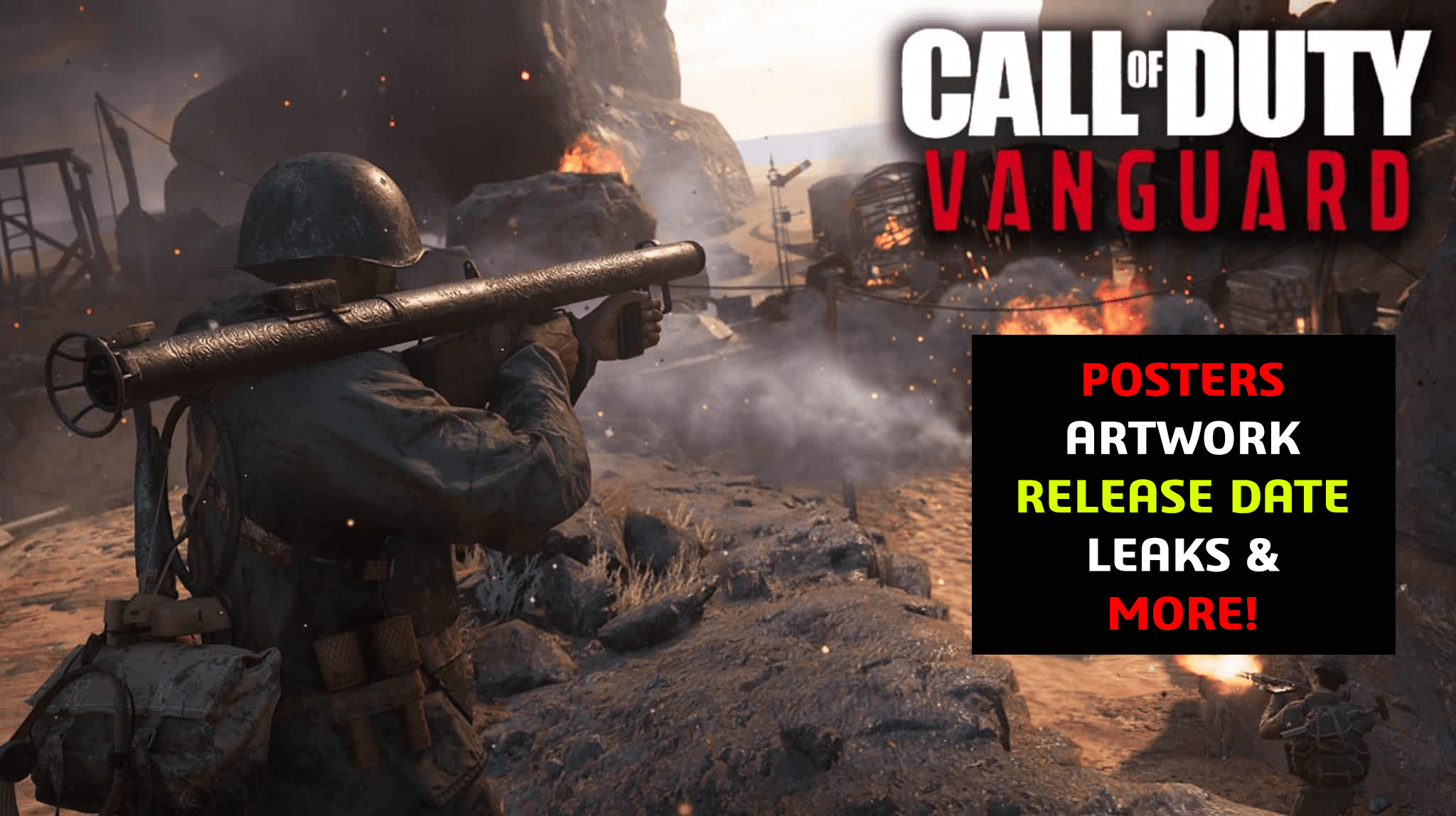 Call of Duty: Vanguard Posters, Artwork, Release and More!