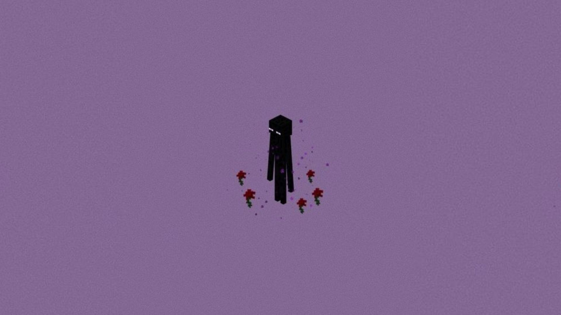 enderman roses pc wallpaper. Minecraft wallpaper, Mc wallpaper, Laptop wallpaper desktop wallpaper