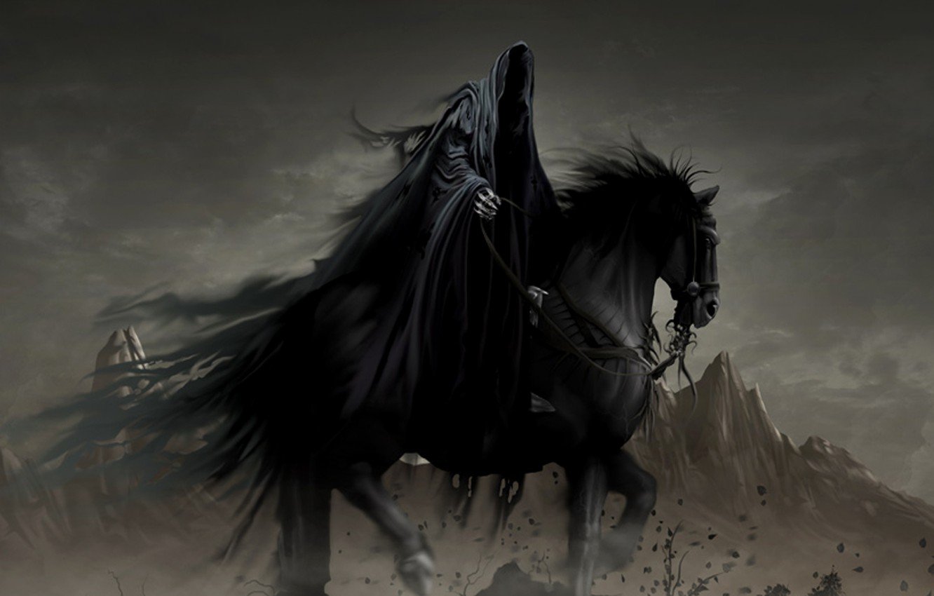 Wallpaper horse, fantasy, Ghost, rider image for desktop, section фантастика