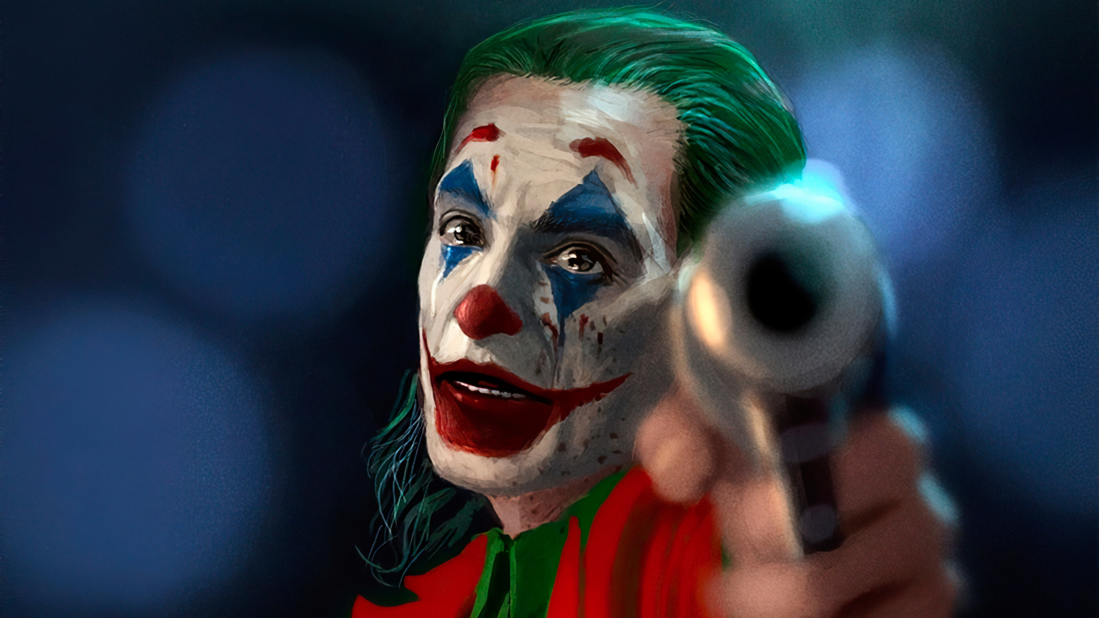 Joker, Gun, Movie, 4K wallpaper. Mocah HD Wallpaper