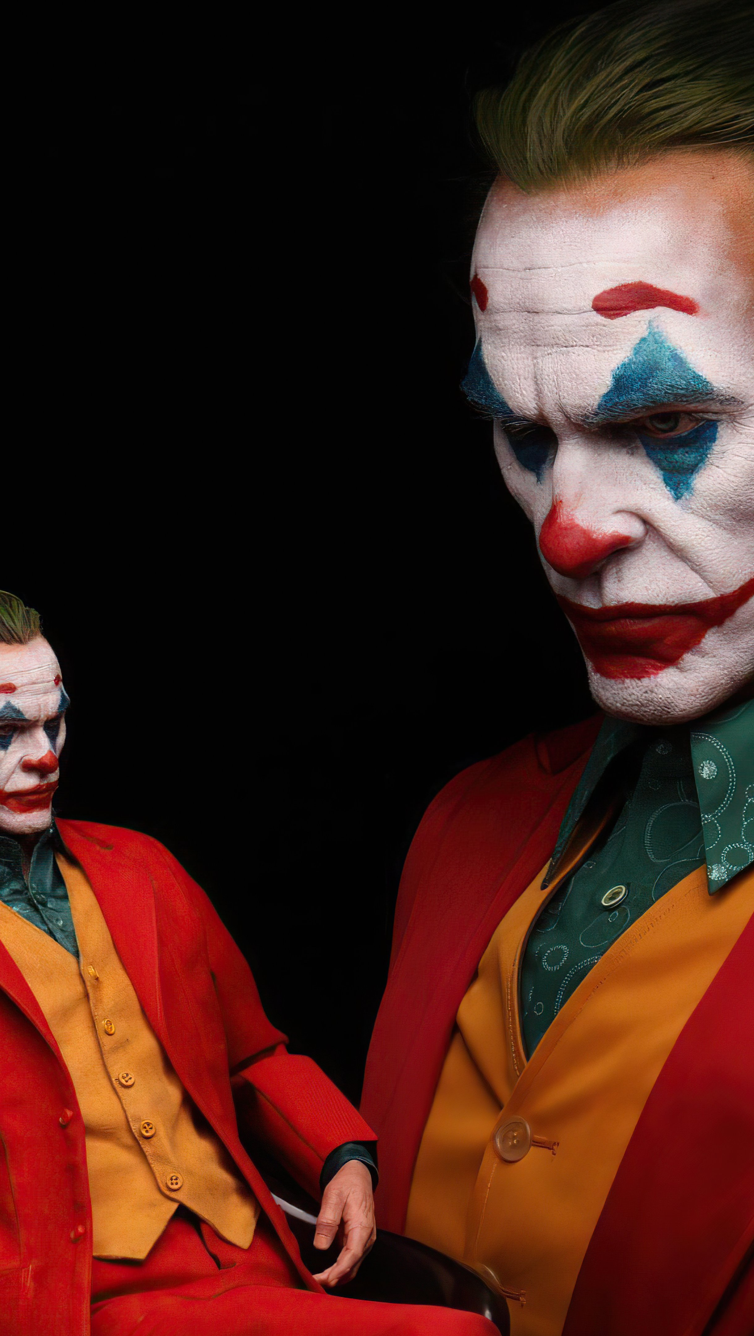 Joker twice Wallpaper 8k Ultra HD