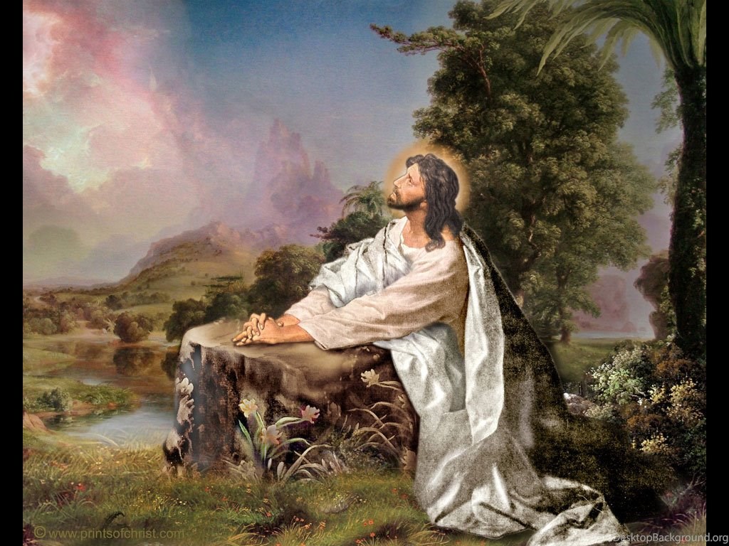 image Of Jesus Praying All Wallpaper New Desktop Background