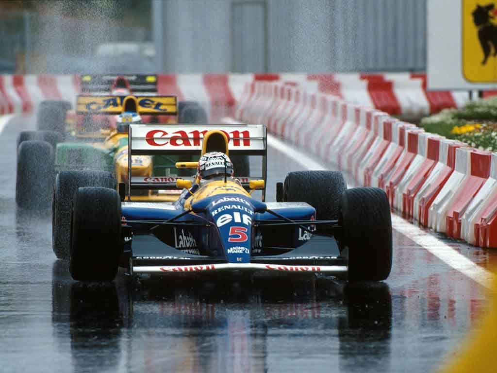 Sebastian Vettel buys Nigel Mansell's Williams FW14B