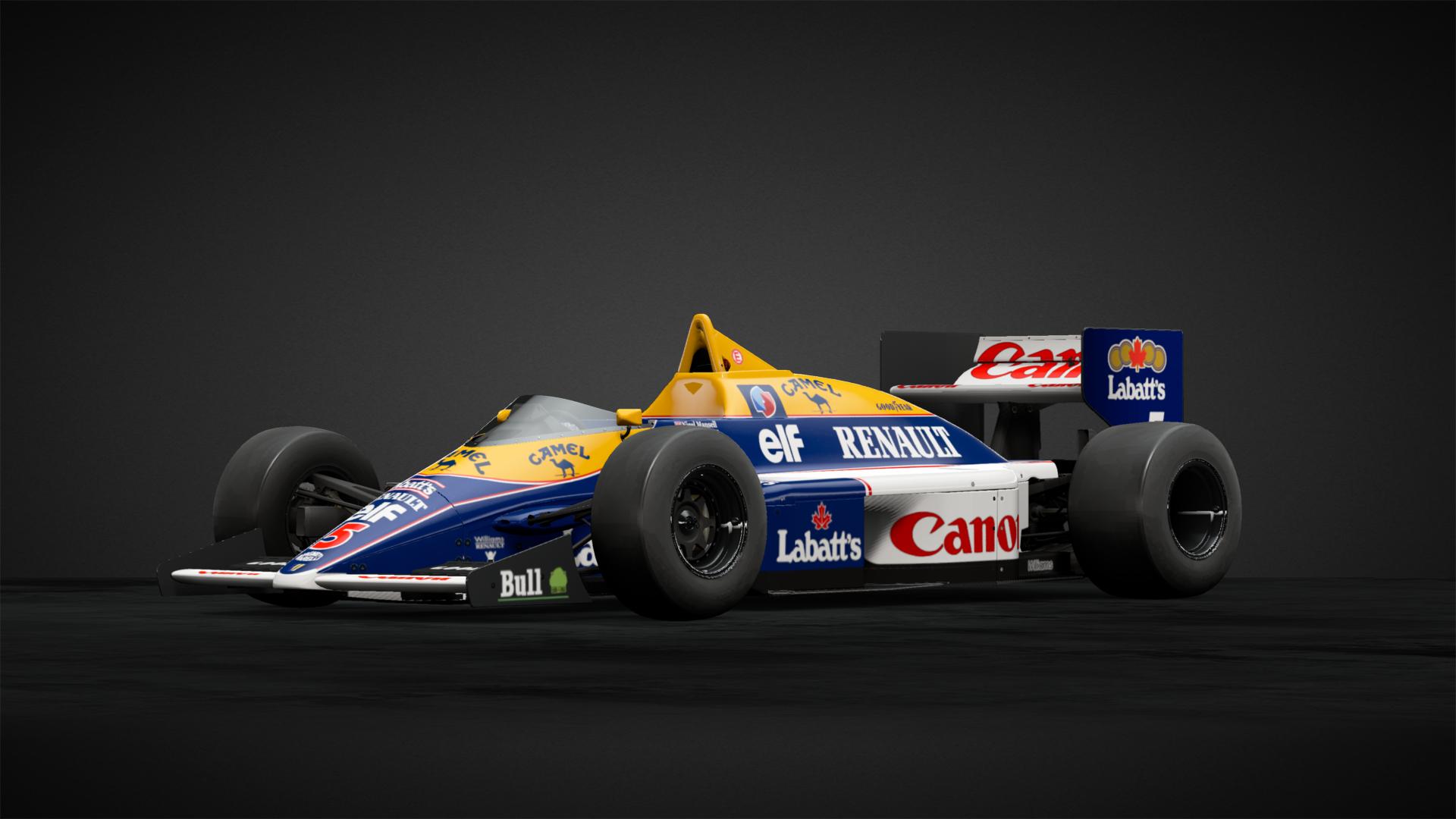 Williams FW14 Nigel Mansell Livery by Guntomas. Community. Gran Turismo Sport
