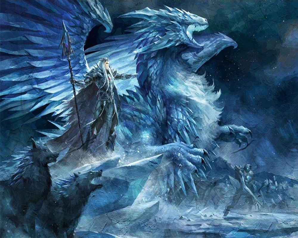 Dragon and Wolf Wallpaper Free Dragon and Wolf Background