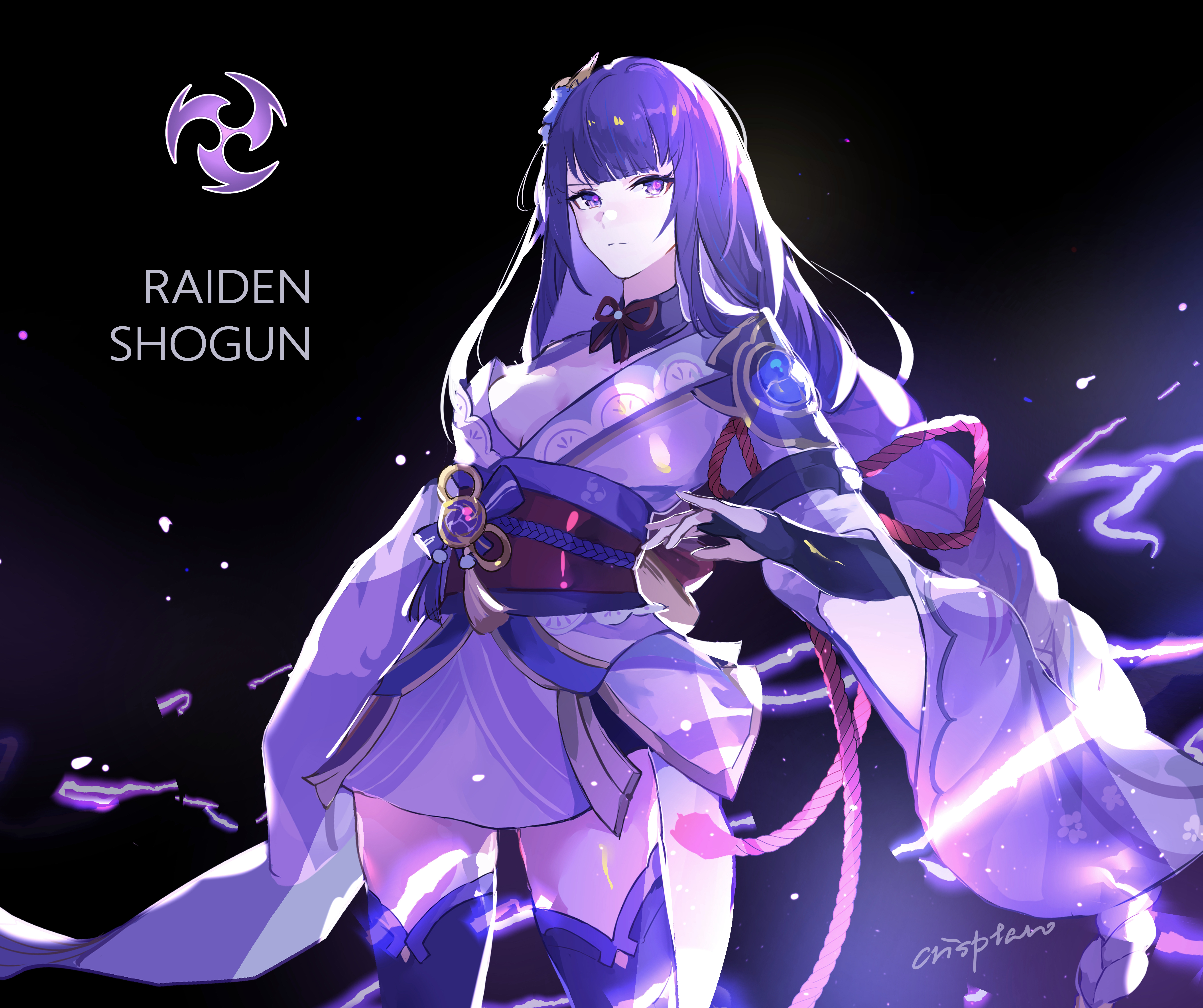 Raiden Shogun 4k Ultra HD Wallpaper