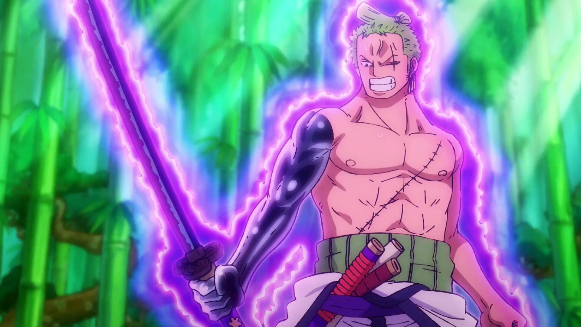 Zoro uses Enma