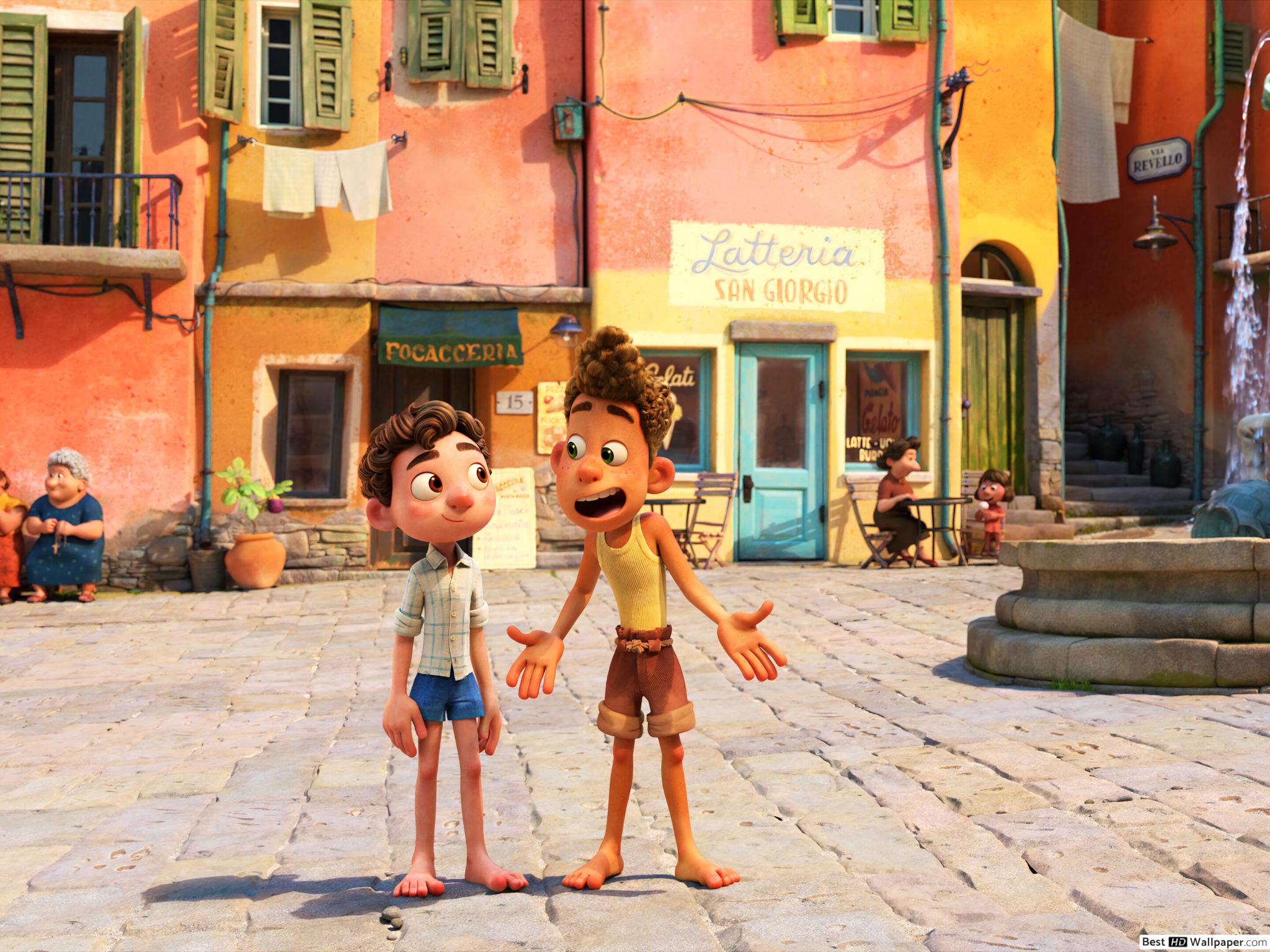 2021) Luca with Alberto. Disney X Pixar Movie 'LUCA' HD wallpaper download