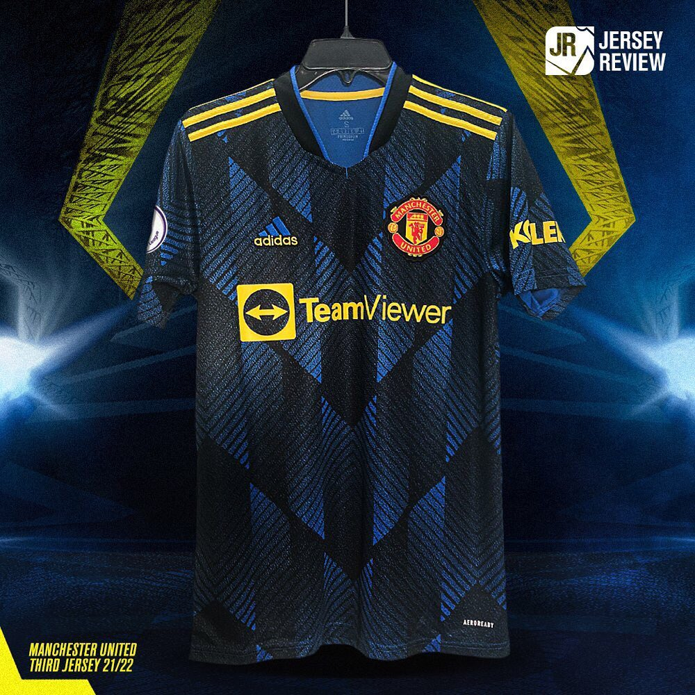 Man Utd 2021 22 Third Kit 'leaked' With Fans Split Over Black And Blue Design With Yellow Stripes On Shoulders News Around The World