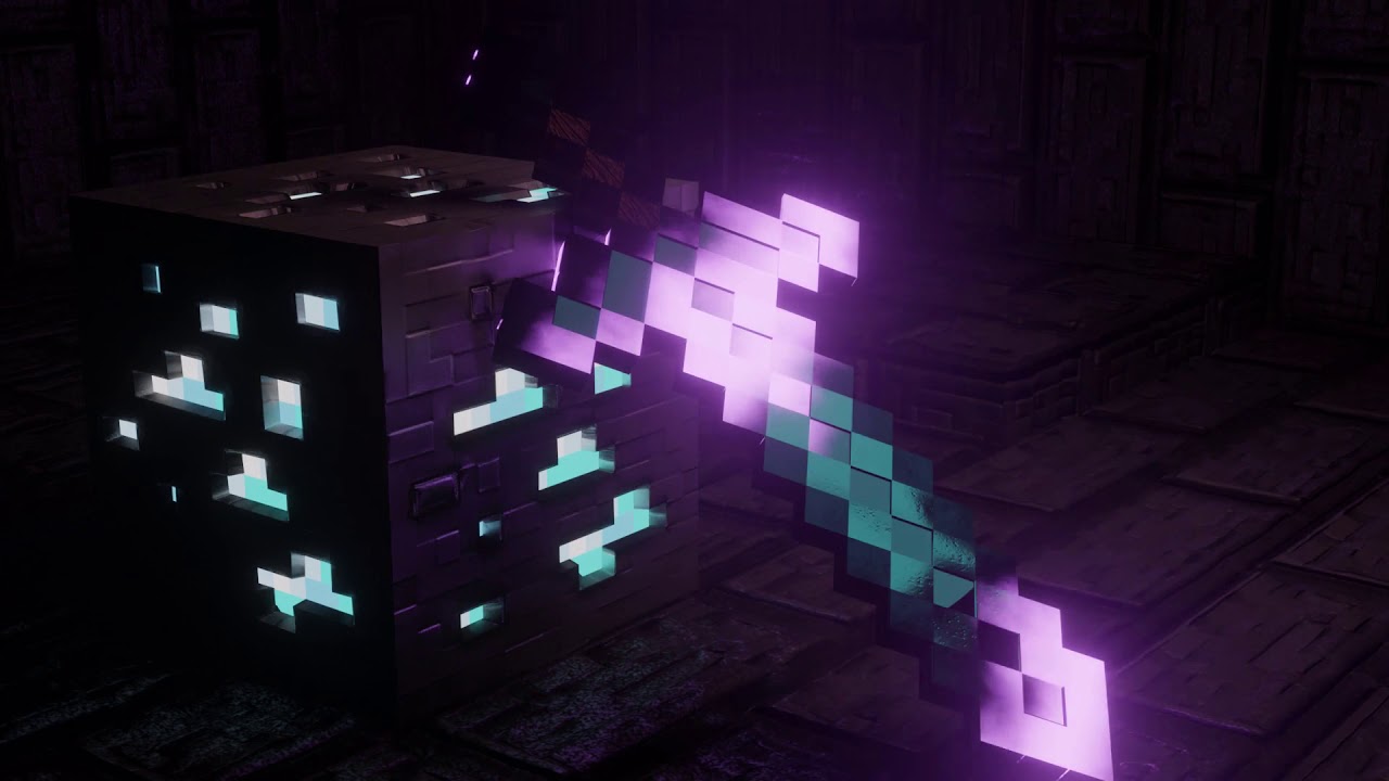 Minecraft Enchanted Sword Live Wallpaper