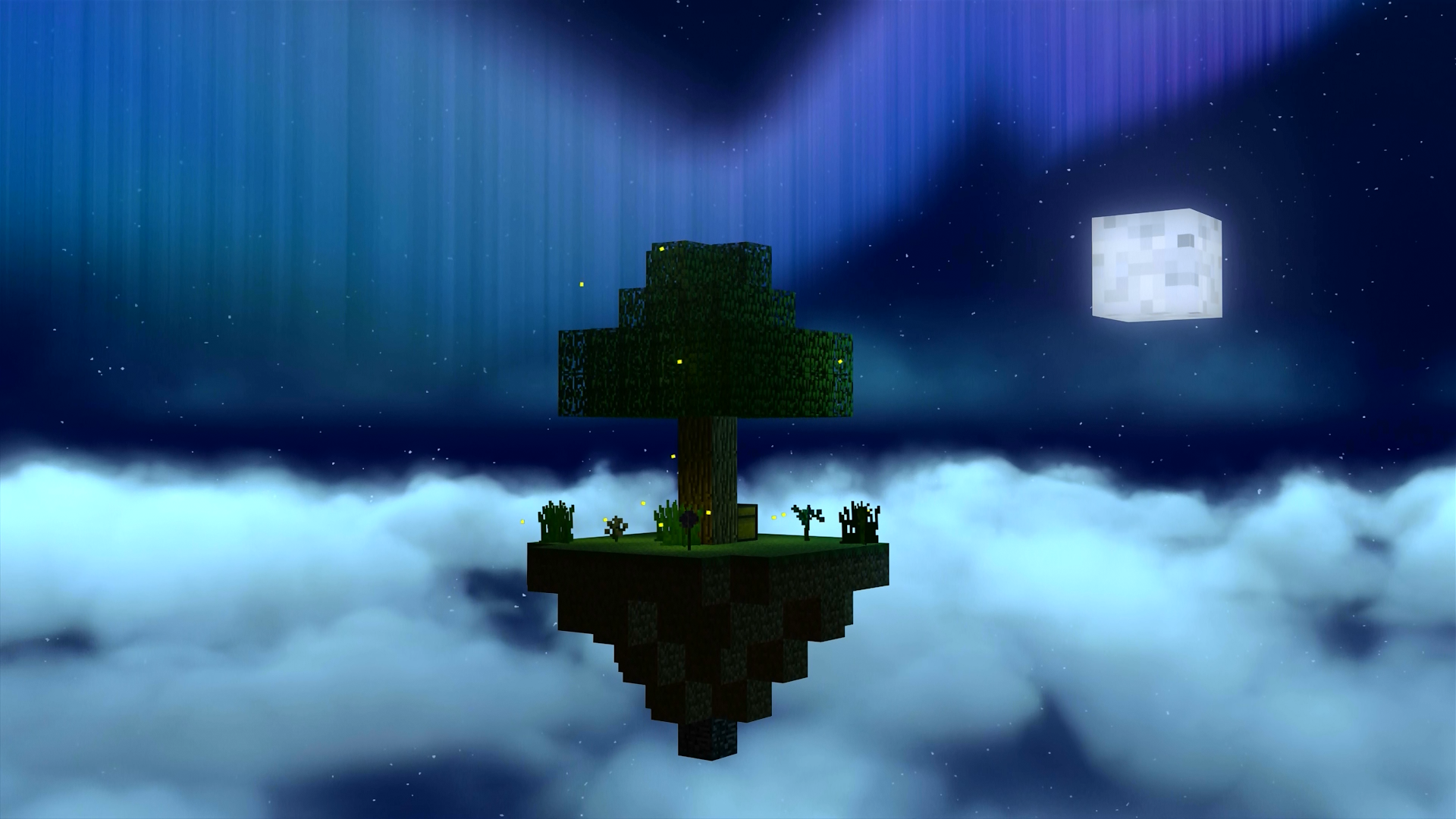 Minecraft Skyblock live wallpaper [DOWNLOAD FREE]