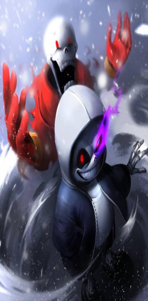 Dust Sans and Paps wallpaper