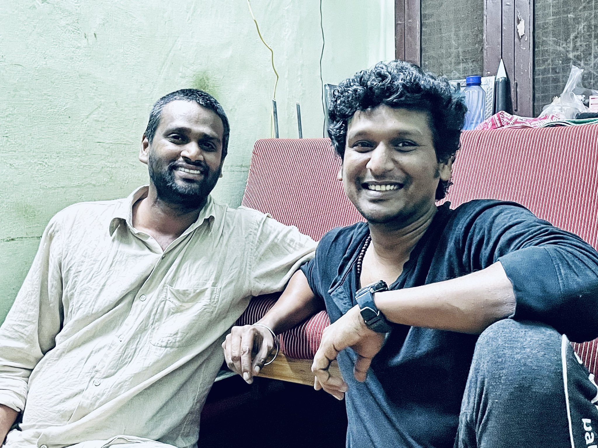 Lokesh Kanagaraj time spent with #Vinoth anna after years! #Brotherhood