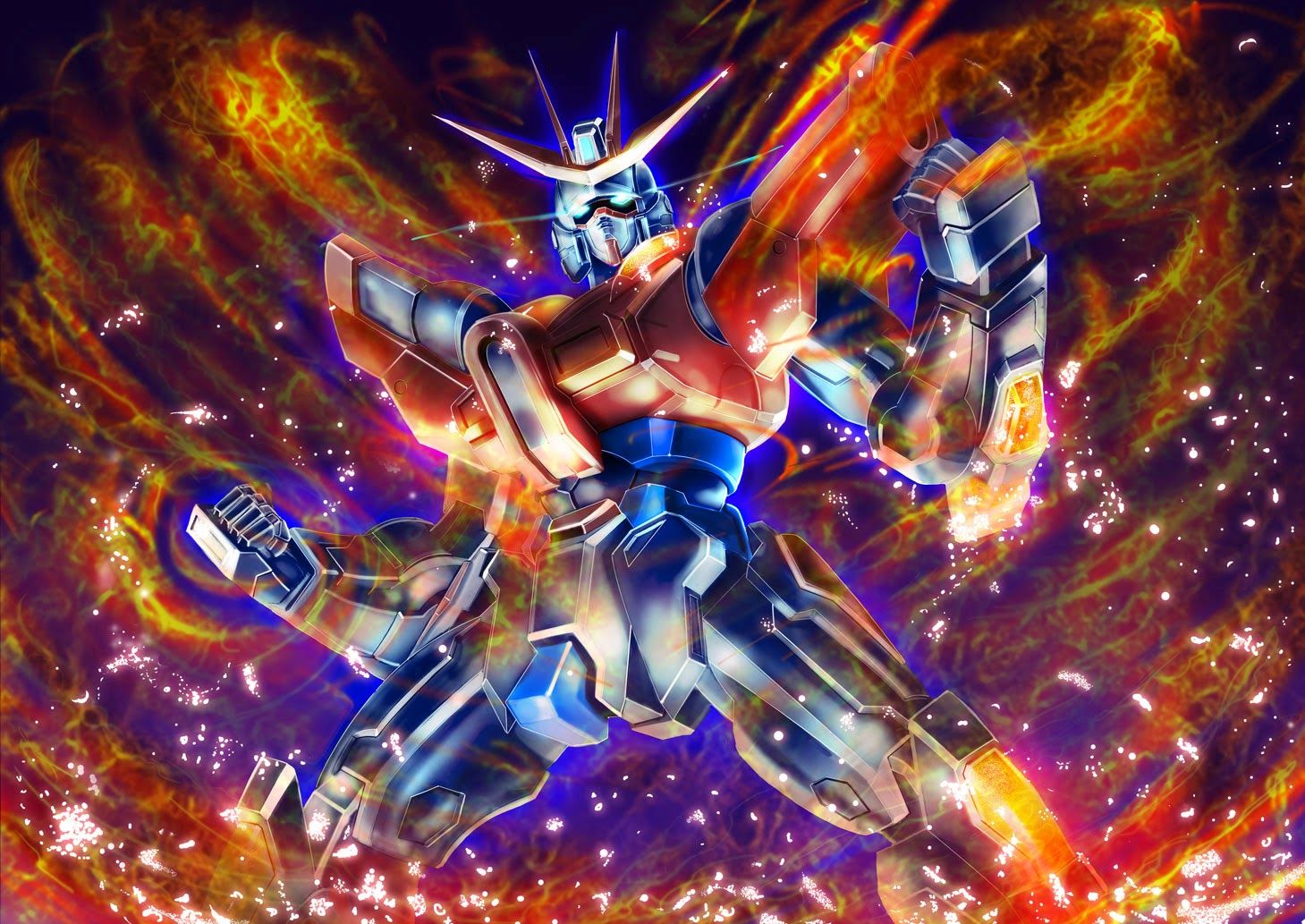 Build Burning Gundam ideas. gundam, gundam build fighters, gundam art