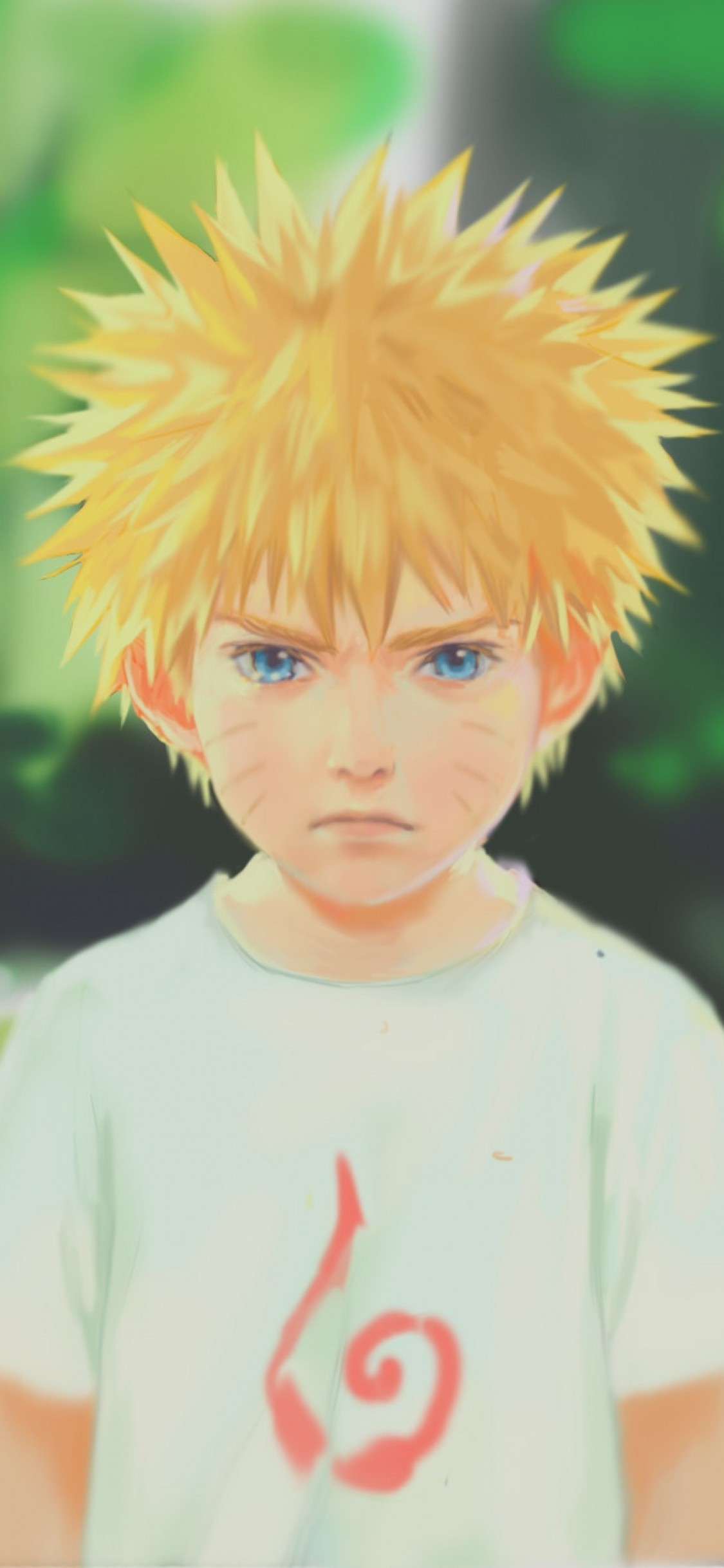 Download 1125x2436 Uzumaki Naruto, Childhood, Semi Realistic, Blue Eyes, Naruto Wallpaper for iPhone 11 Pro & X