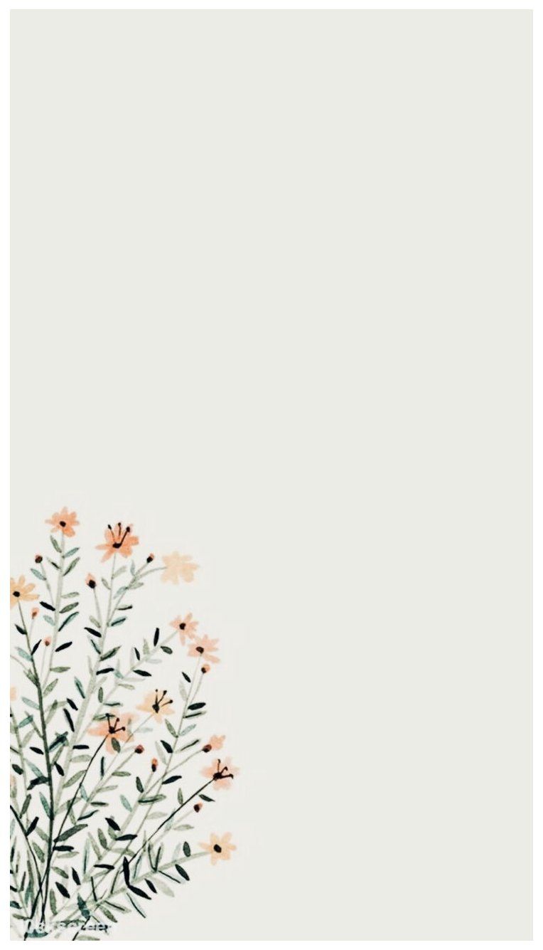 Minimal Flower Wallpaper