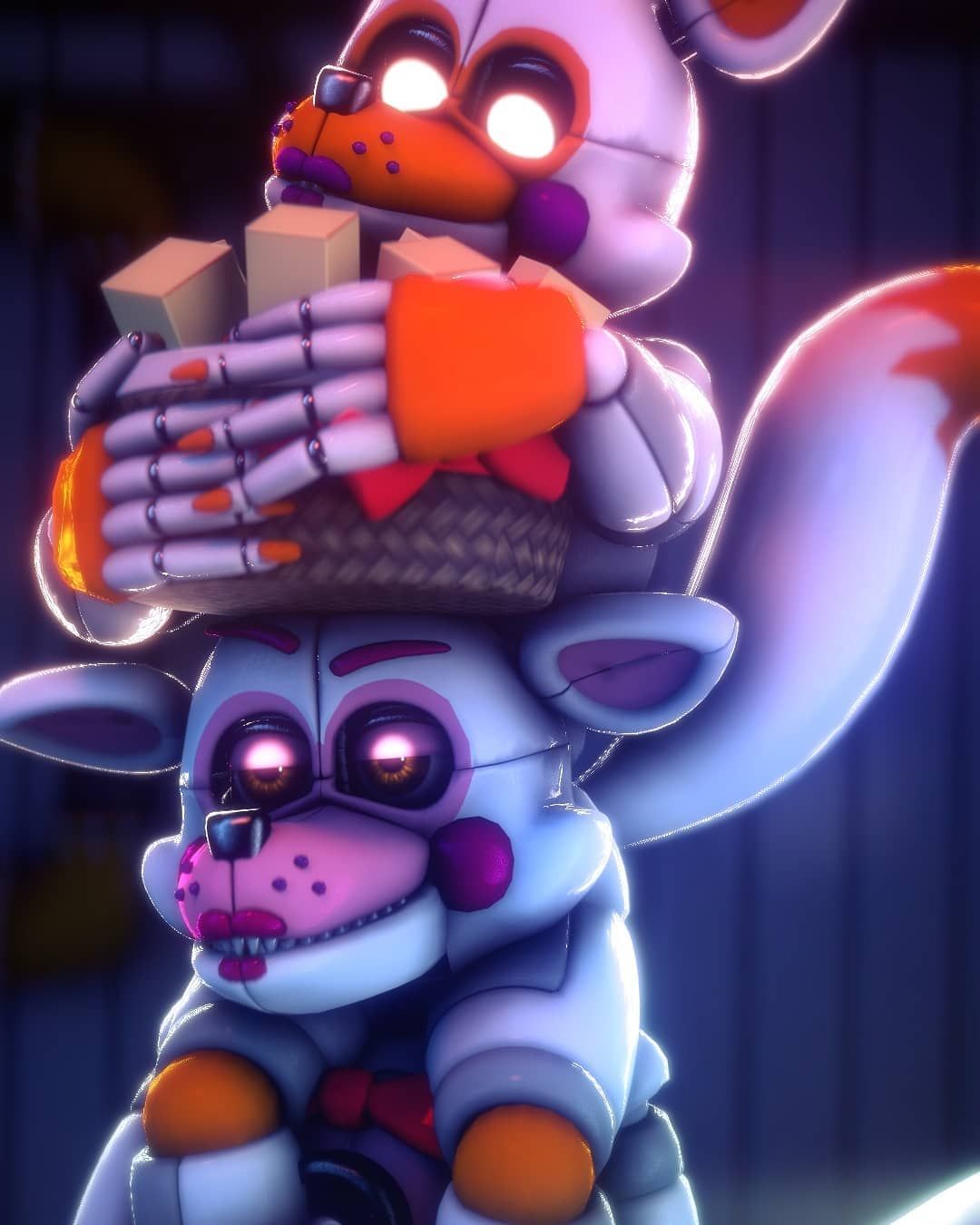 Funtime Foxy and Lolbit | Poster