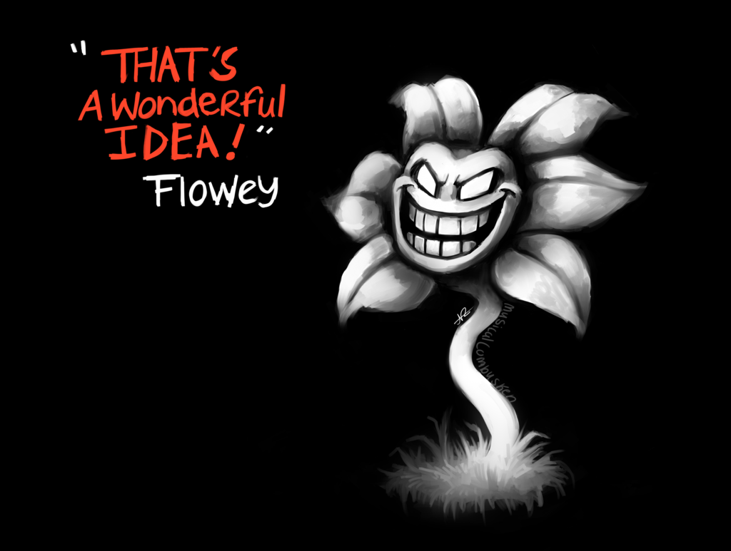 Download Flowey - Flowey Undertale Fan Art PNG Image with No Background 