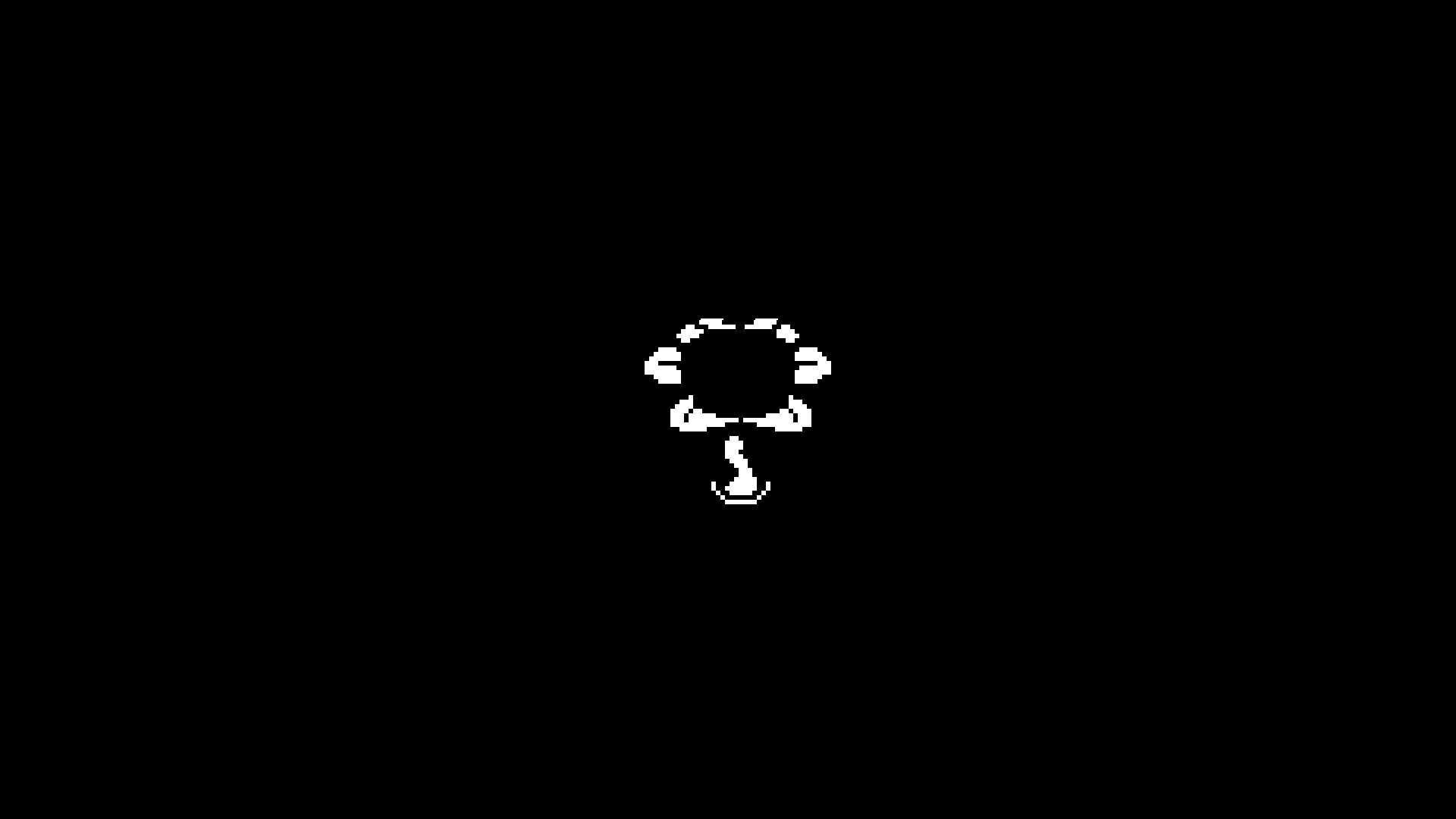 Undertale Wallpaper: Faceless Flowey