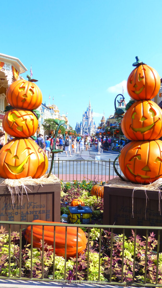 Disney Halloween Pumpkins Phone Wallpaper